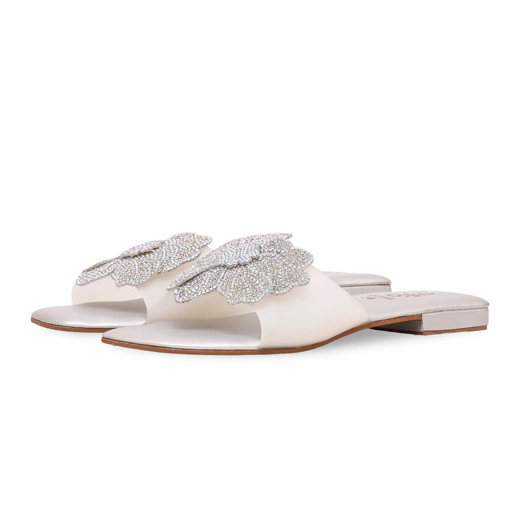 Silver Fancy Slipper FN7833 - Image 3