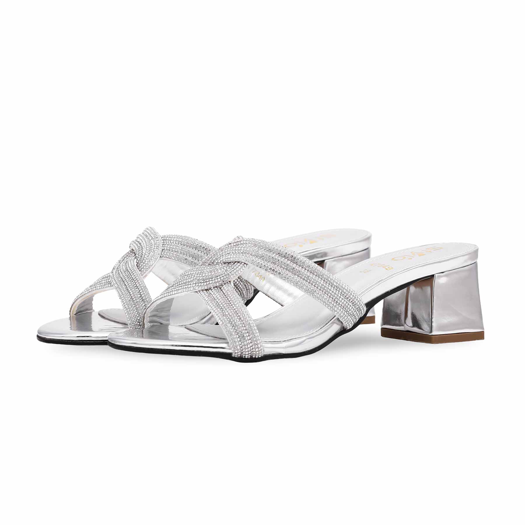 Silver Fancy Slipper FN7849 - Image 2