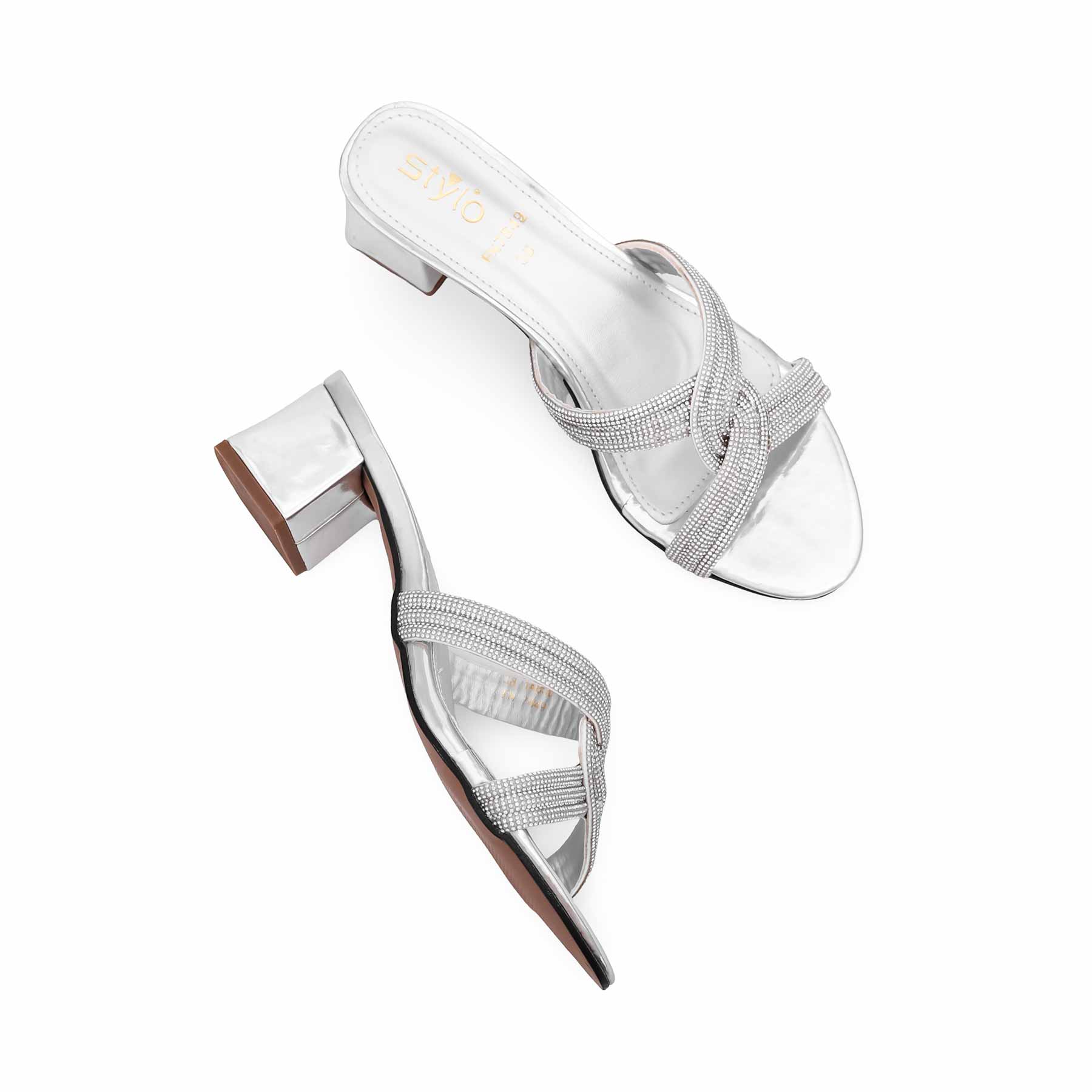 Silver Fancy Slipper FN7849 - Image 4