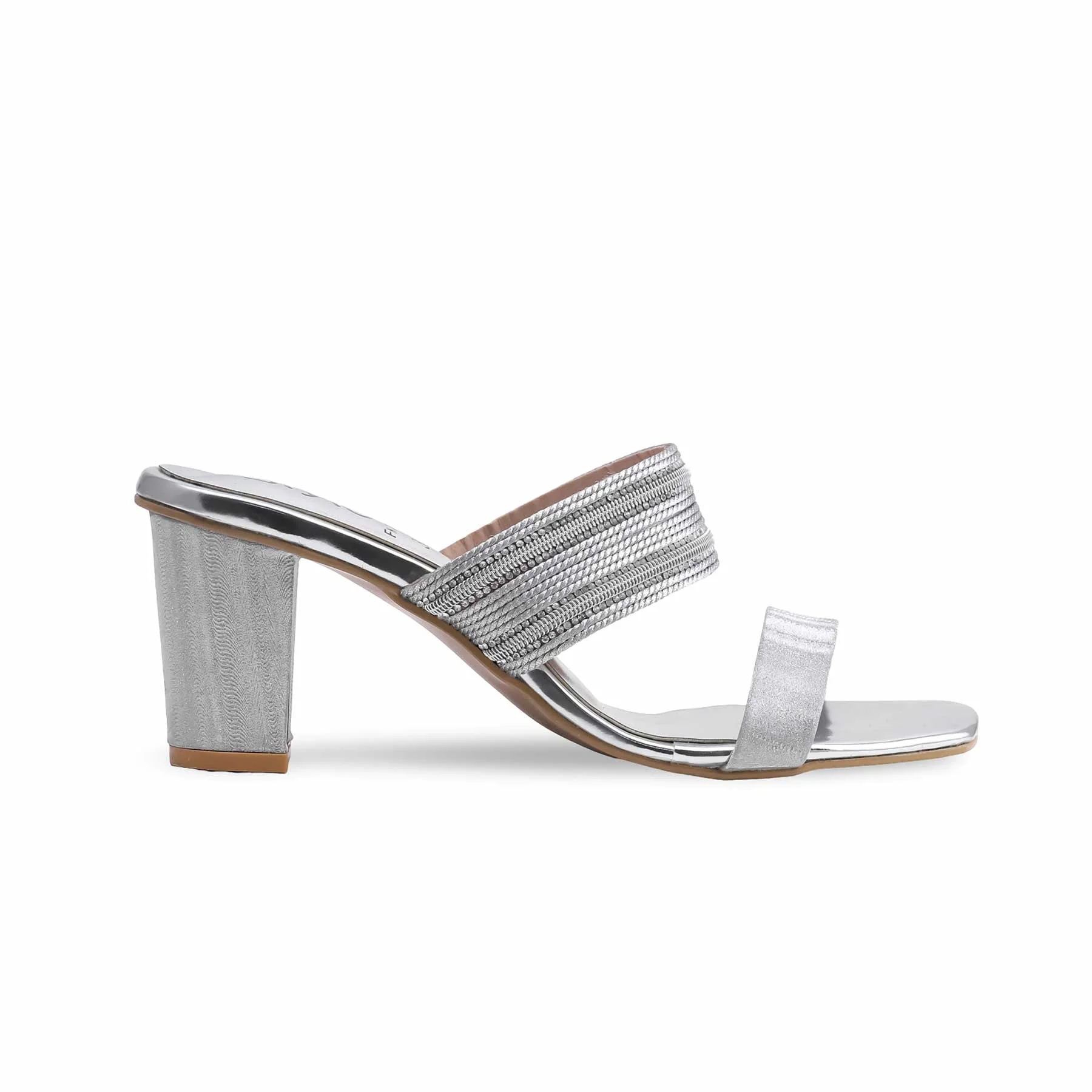 Silver Fancy Slipper FN7898 - Image 2