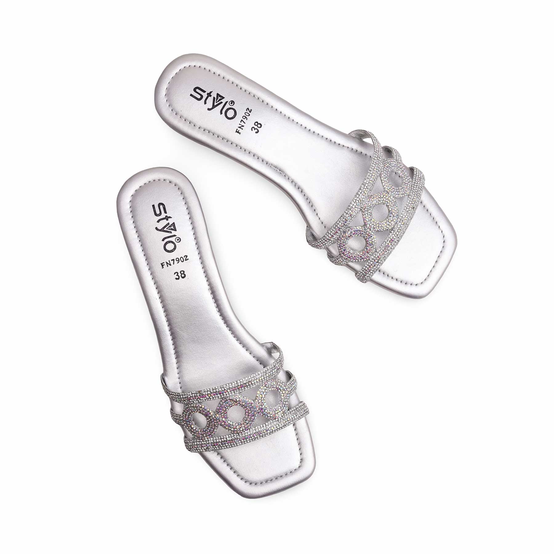 Silver Fancy Slipper FN7902 - Image 5