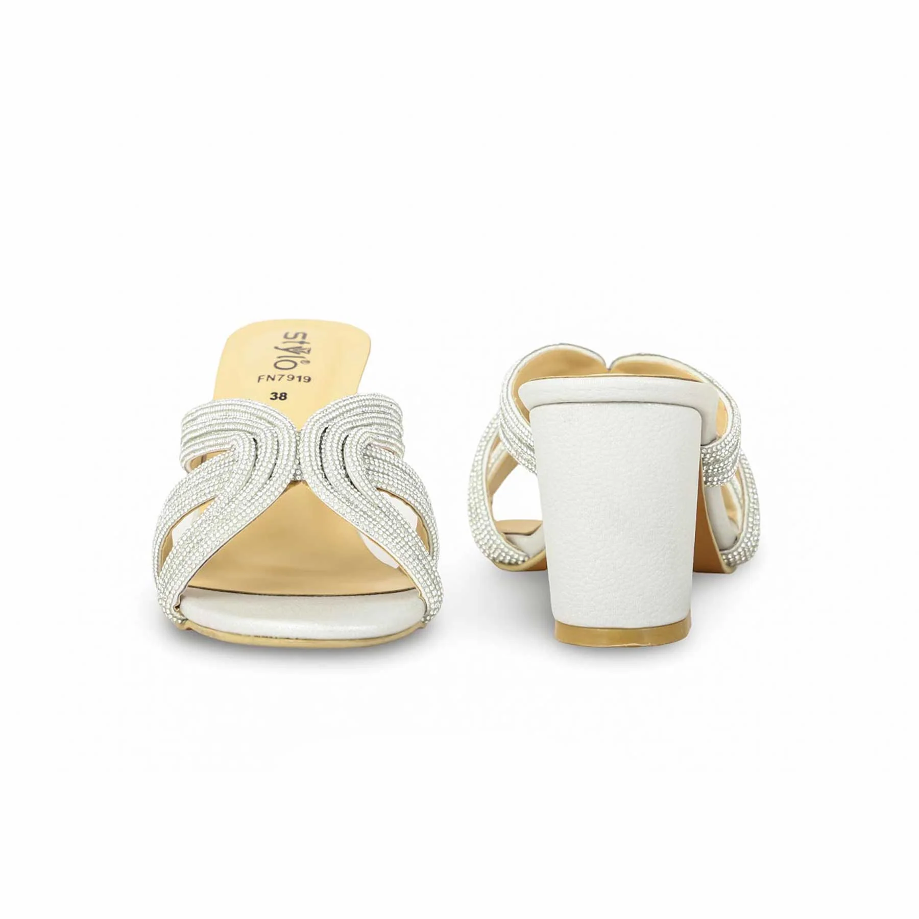 Silver Fancy Slipper FN7919 - Image 4