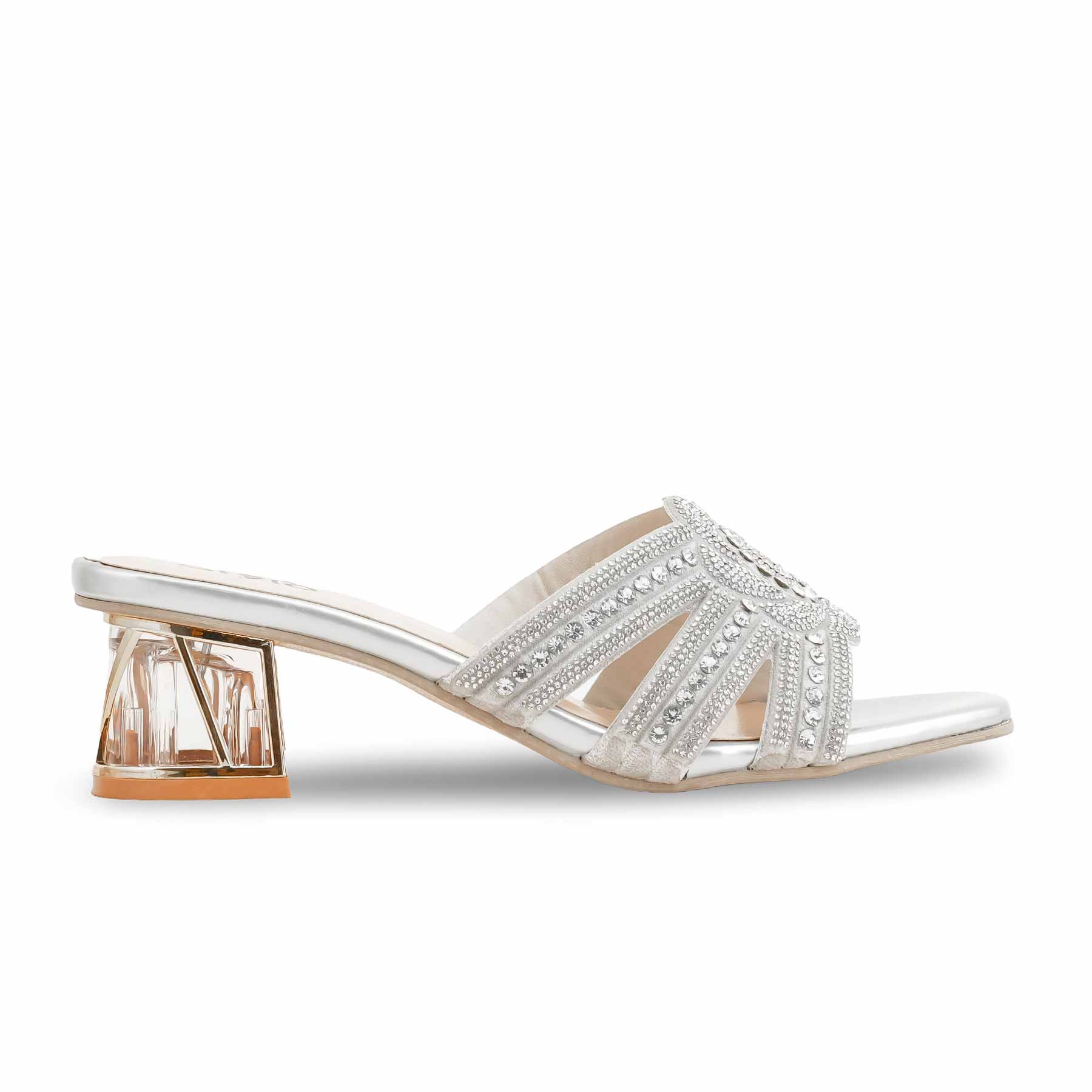 Silver Fancy Slipper FN7950 - Image 2