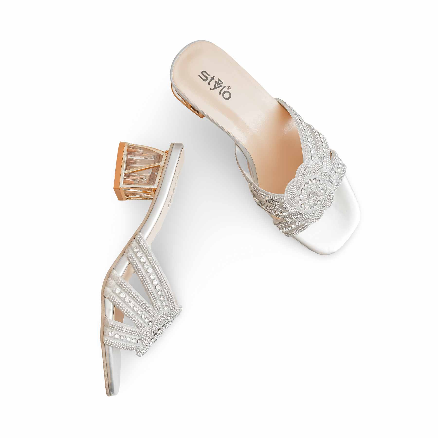 Silver Fancy Slipper FN7950 - Image 5