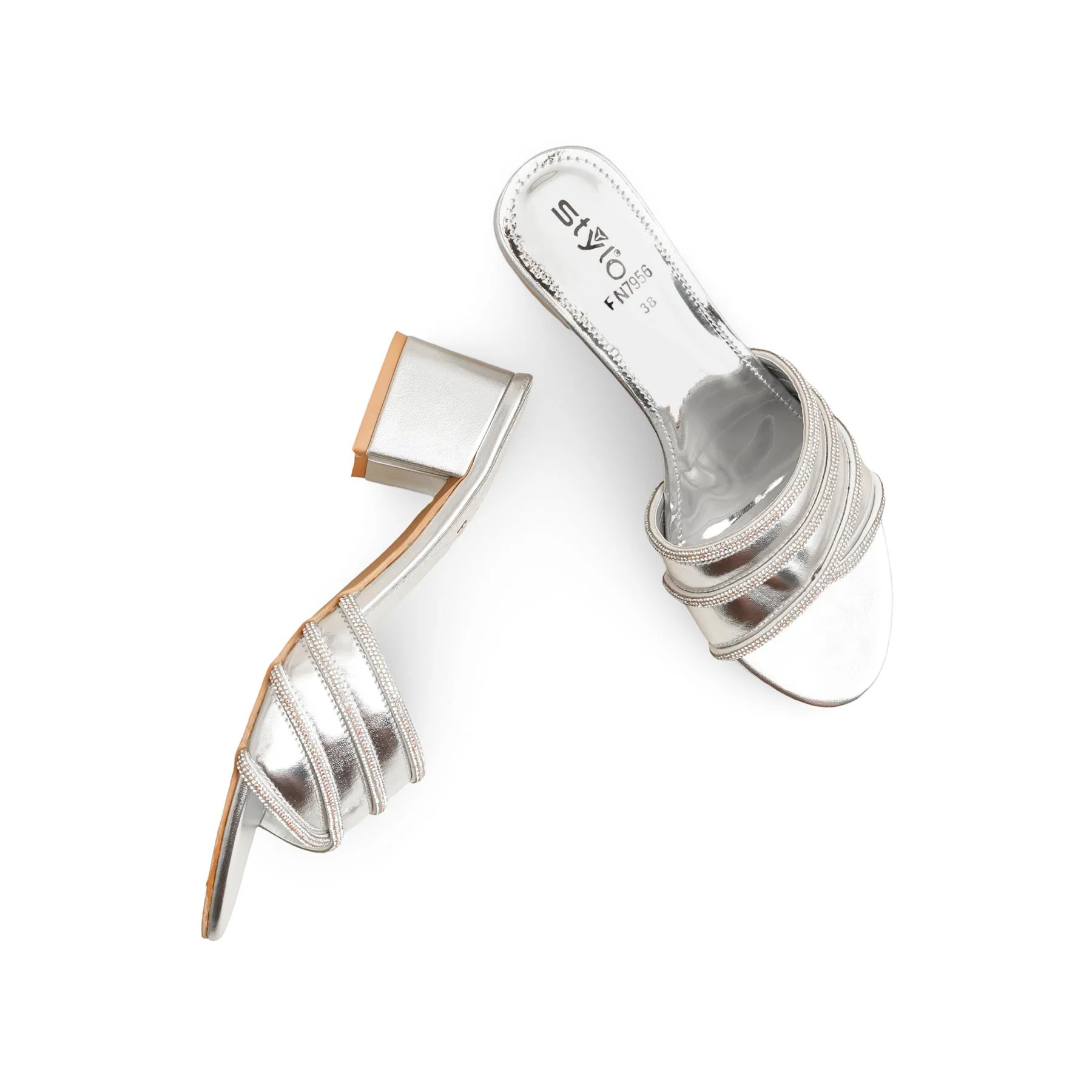 Silver Fancy Slipper FN7956 - Image 5