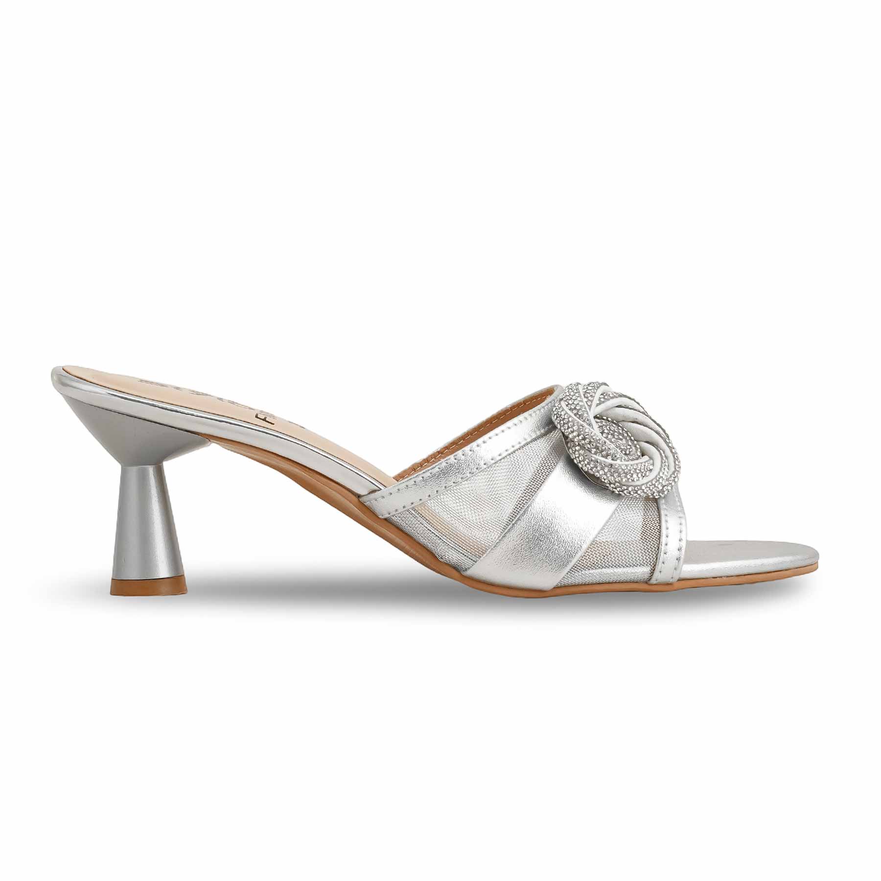 Silver Fancy Slipper FN7966 - Image 2
