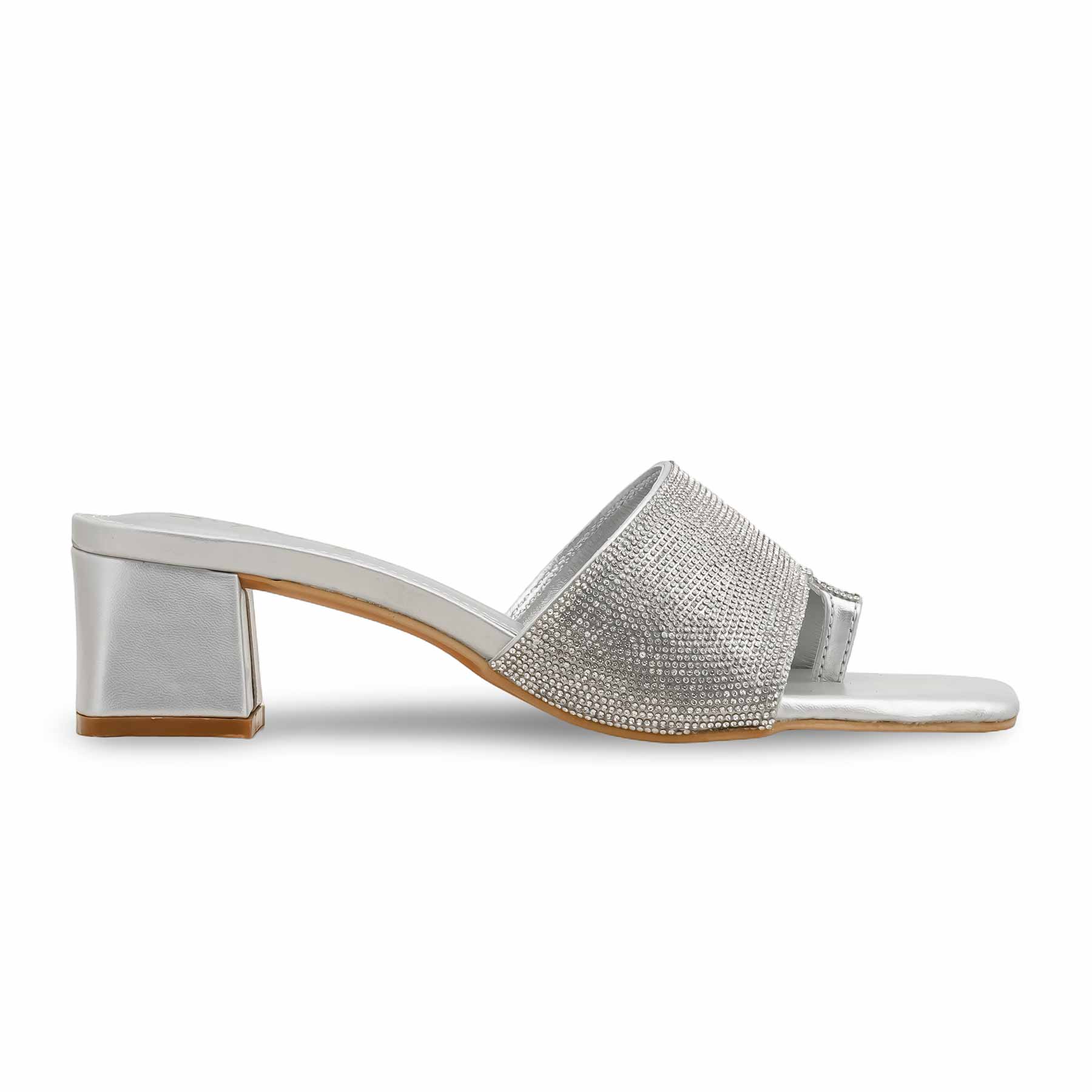 Silver Fancy Slipper FN7967 - Image 2