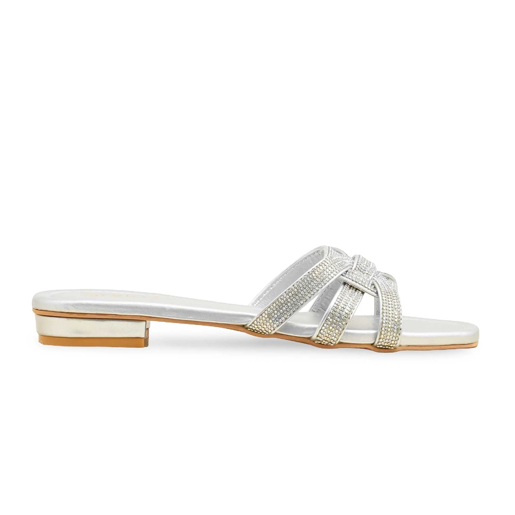 Silver Fancy Slipper FN7986 - Image 2