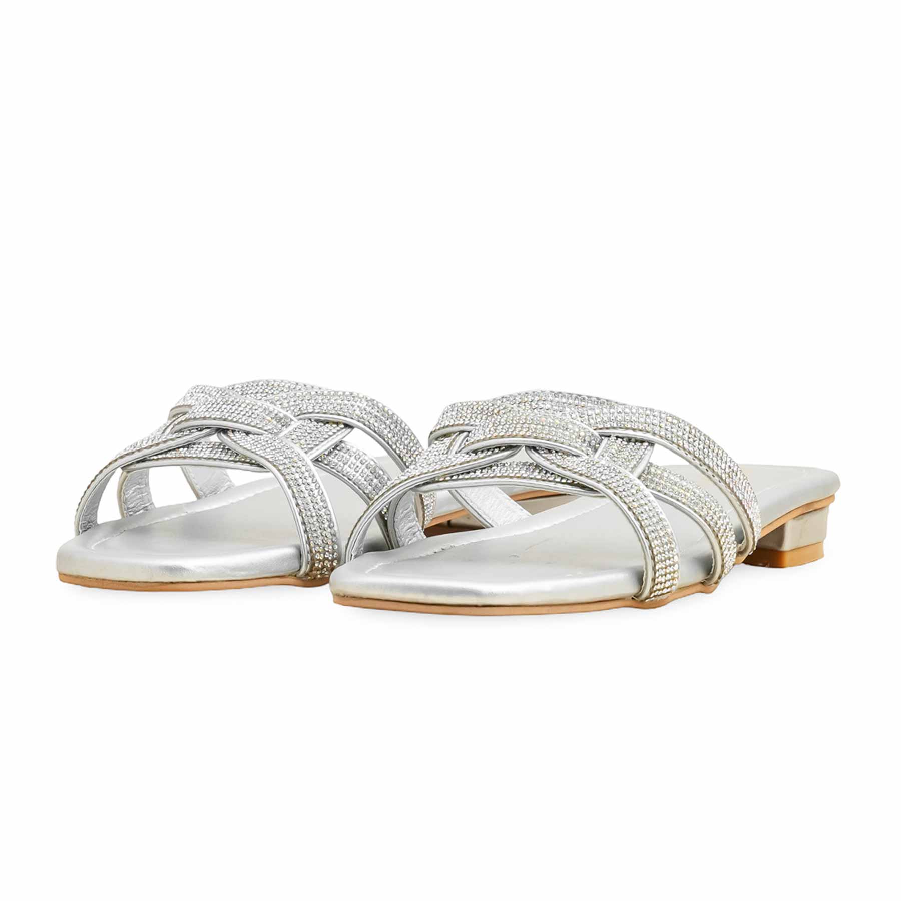 Silver Fancy Slipper FN7986 - Image 3