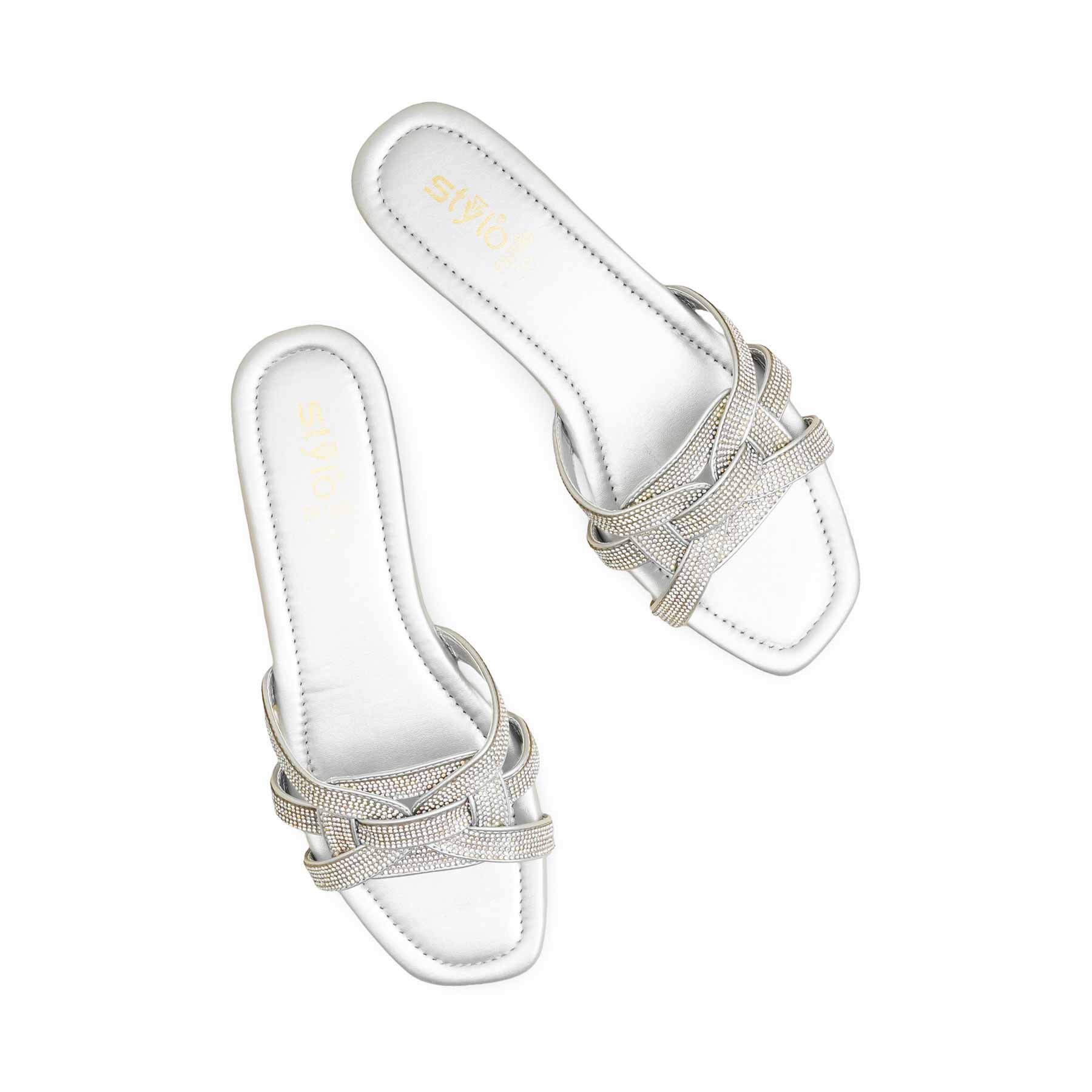 Silver Fancy Slipper FN7986 - Image 5
