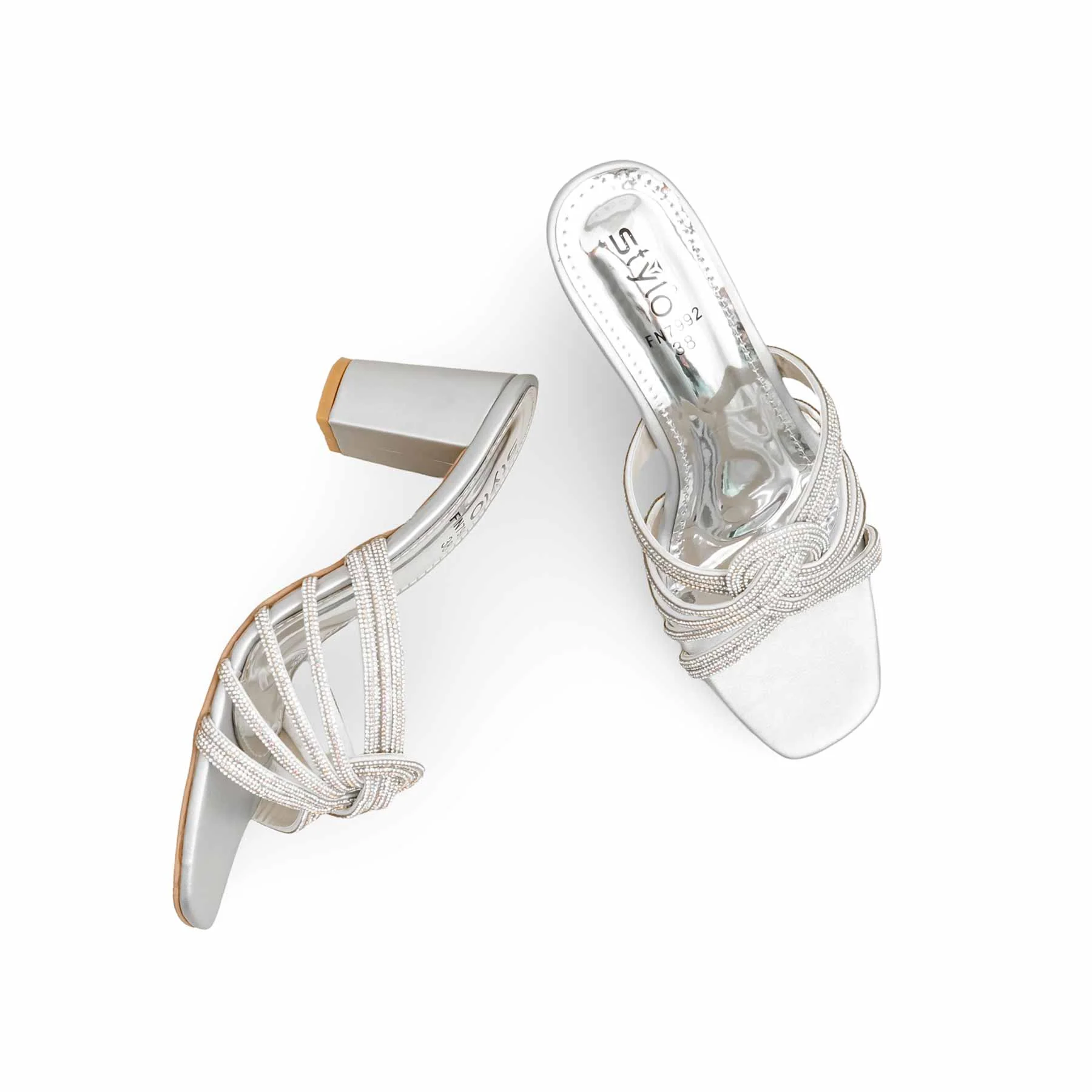 Silver Fancy Slipper FN7992 - Image 5