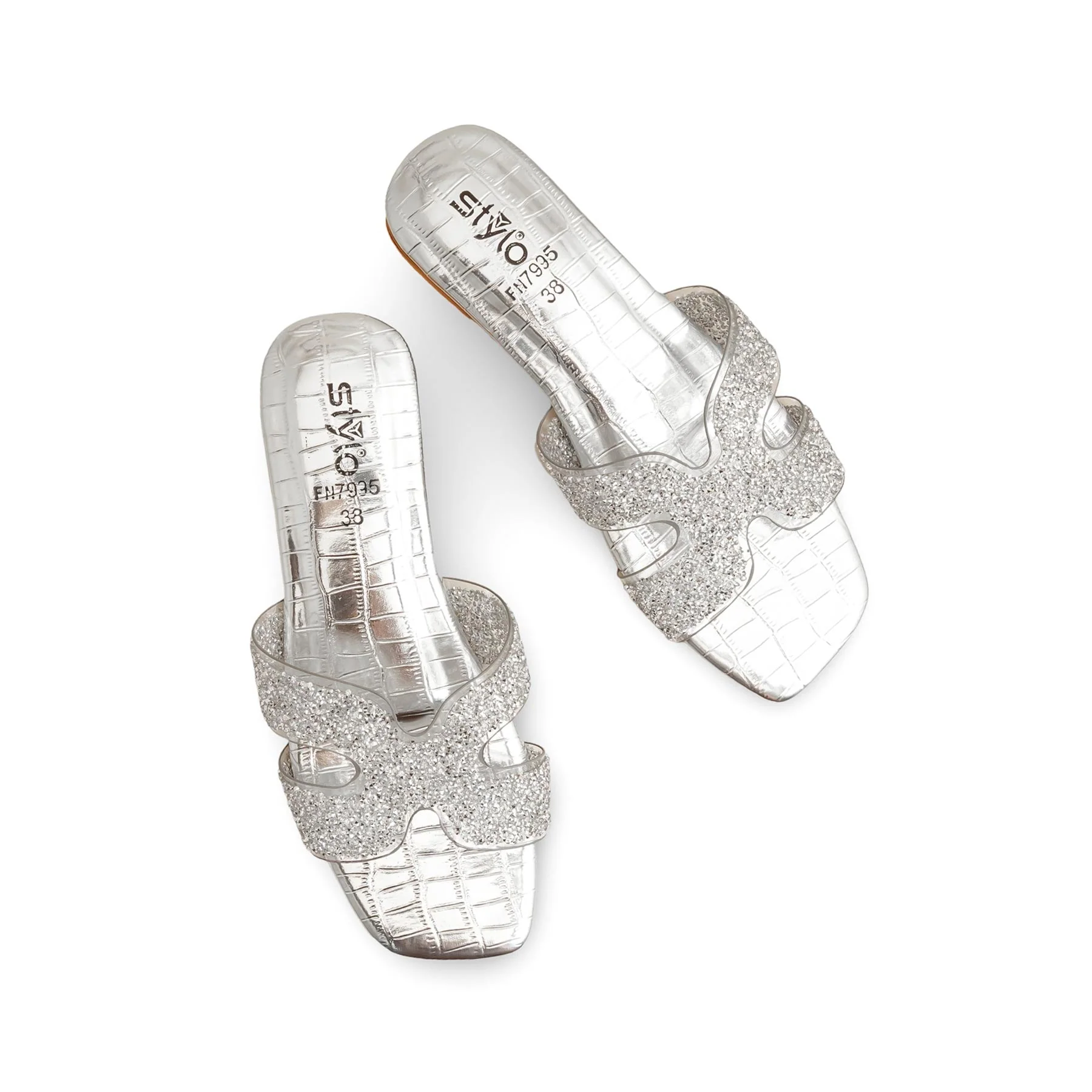 Silver Fancy Slipper FN7995 - Image 5