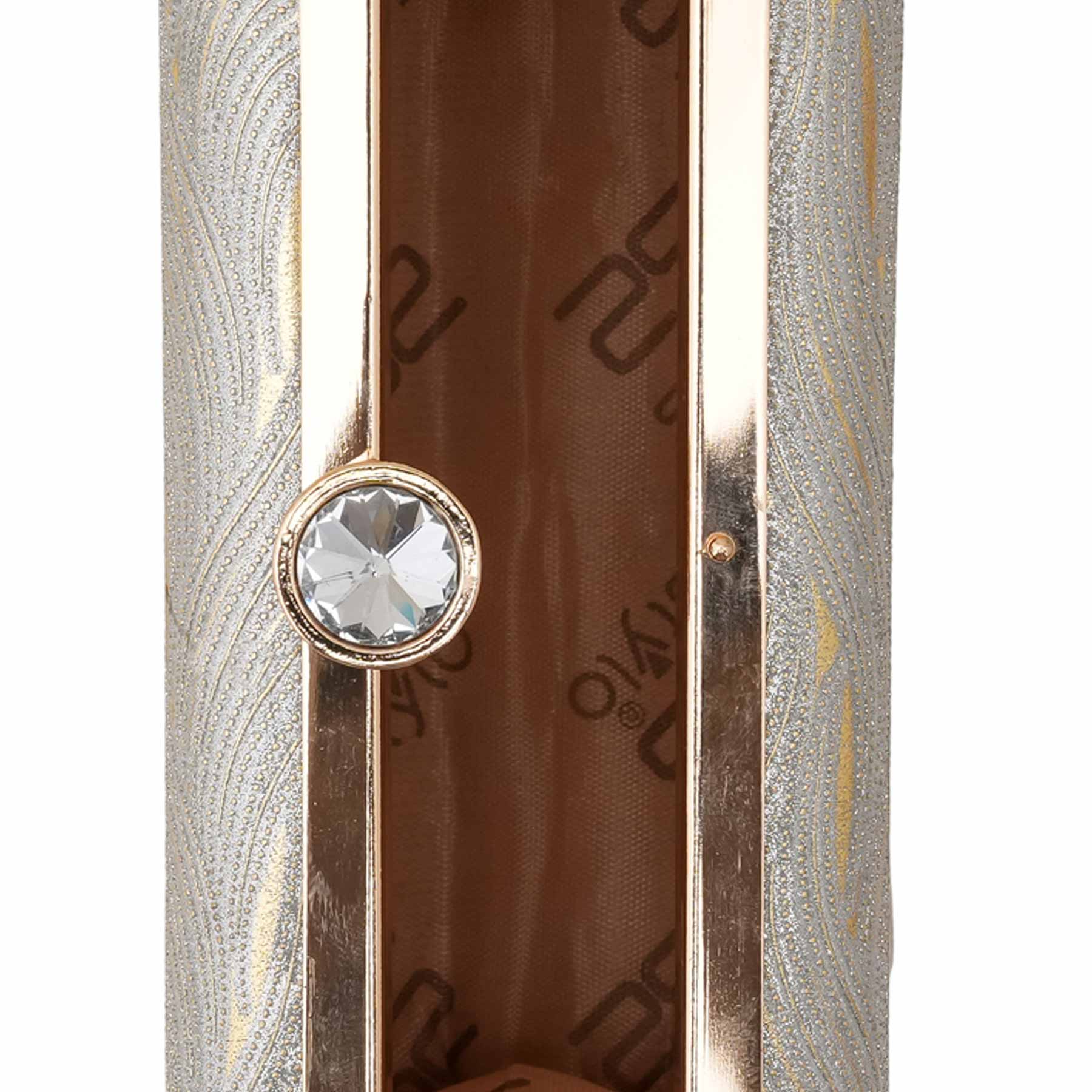 Silver Formal Clutch For Ladies P15701 - Image 5