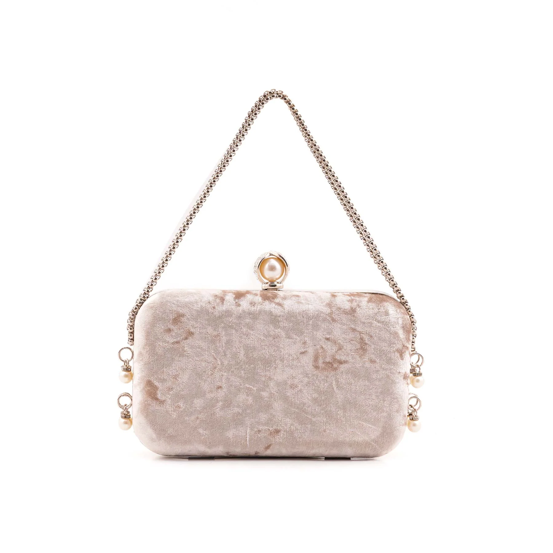 Silver Formal Clutch For Ladies P15703 - Image 2