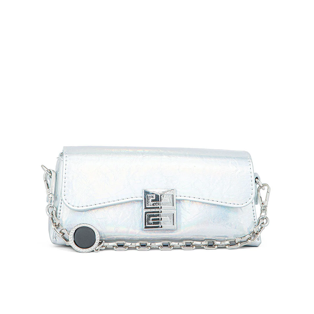 Silver Formal Clutch P24106 - Image 2