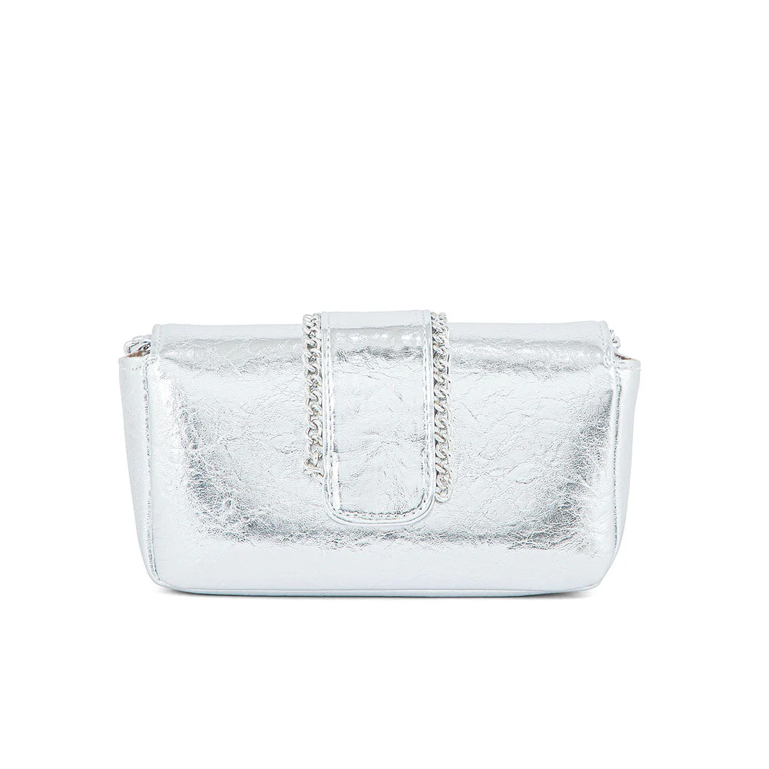 Silver Formal Clutch P24107 - Image 4