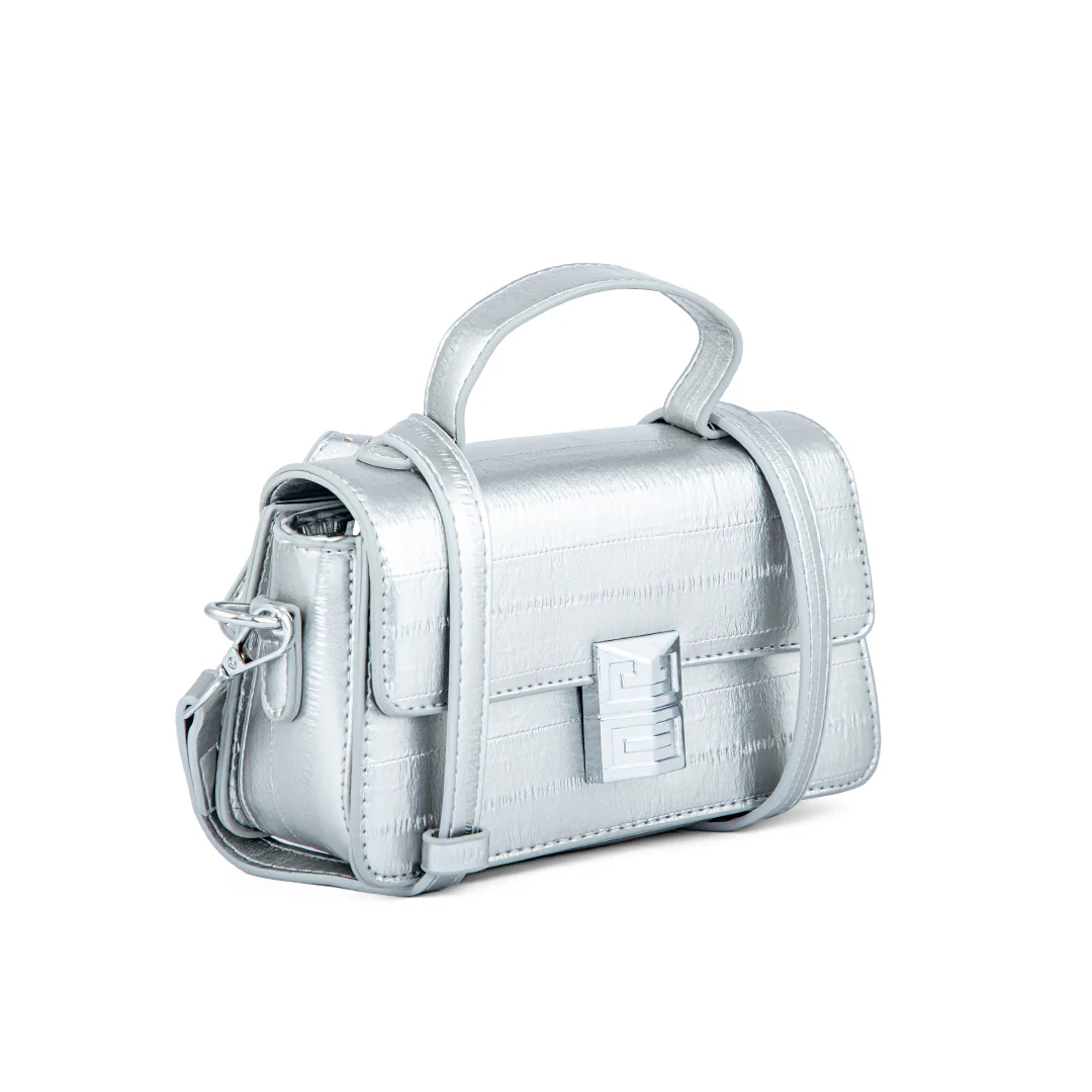 Silver Formal Clutch P24117 - Image 2
