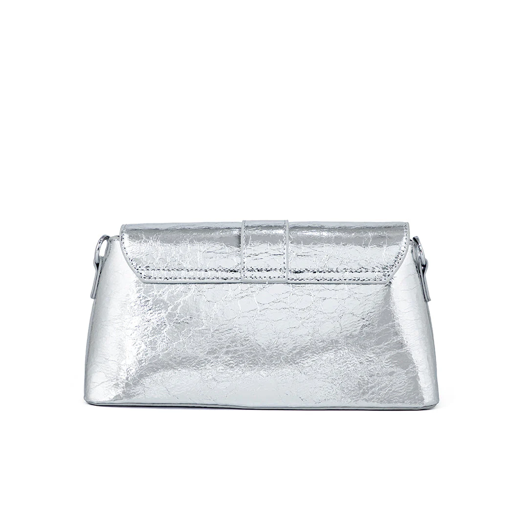 Silver Formal Clutch P24124 - Image 4
