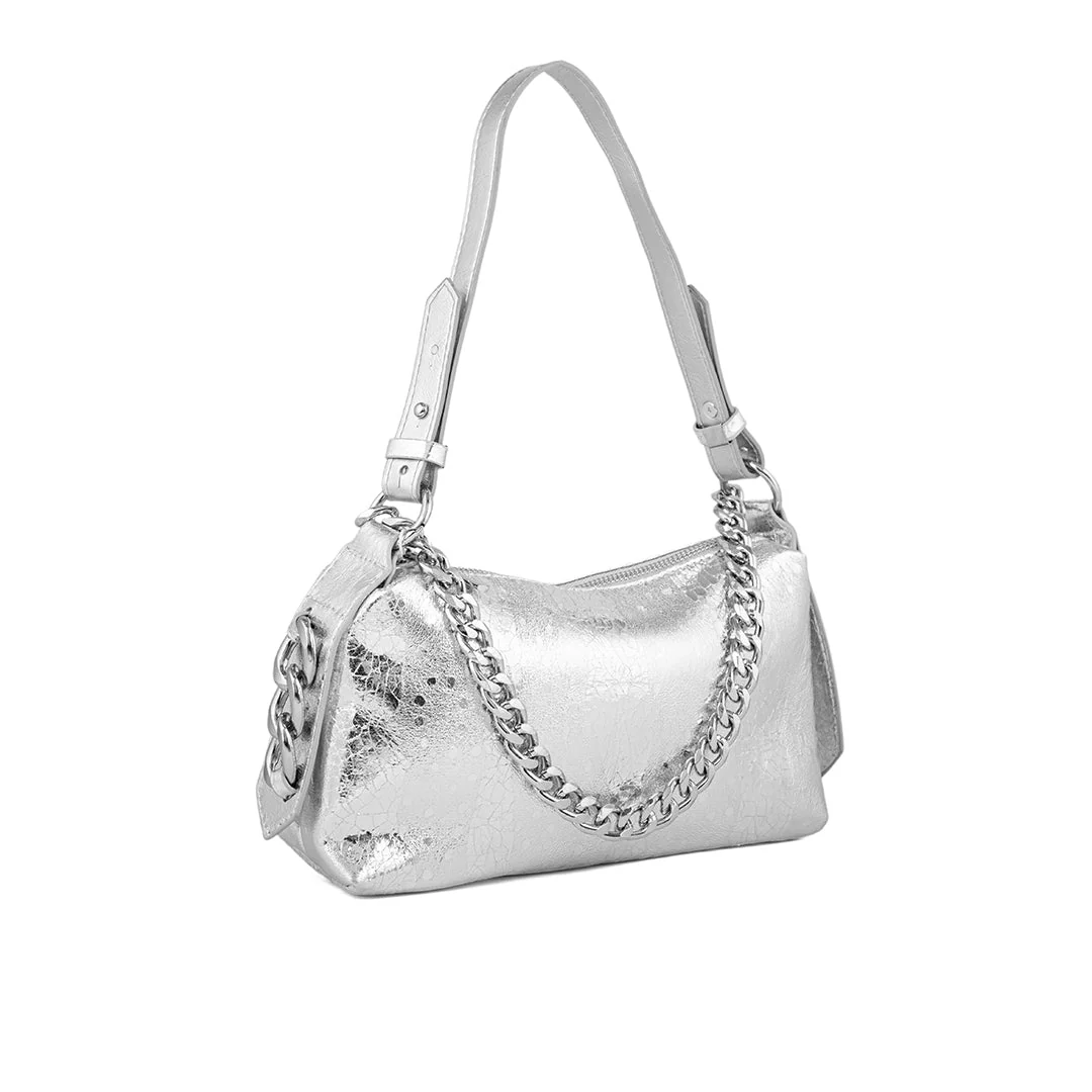 Silver Formal Clutch P24135 - Image 3
