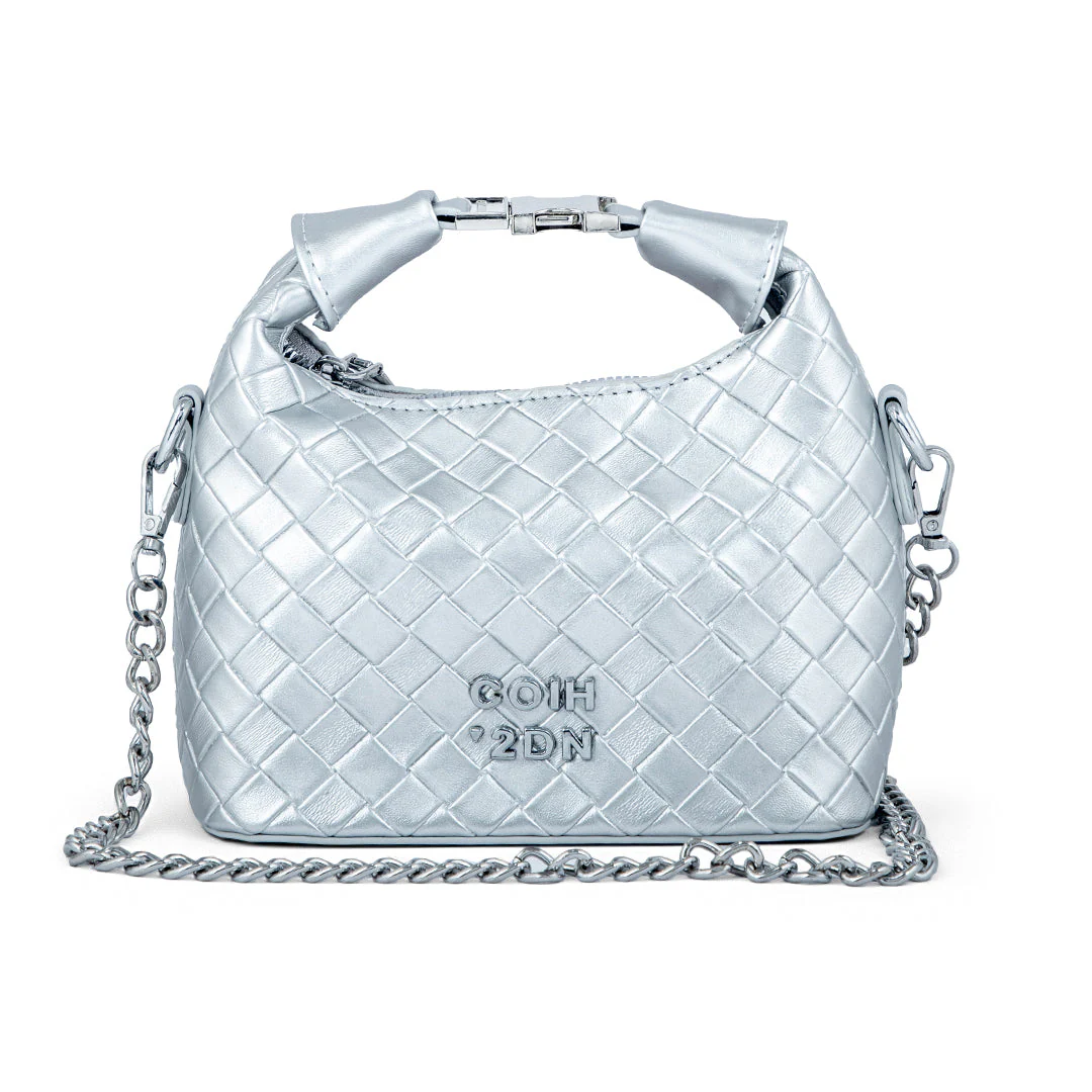 Silver Formal Clutch P24139 - Image 2