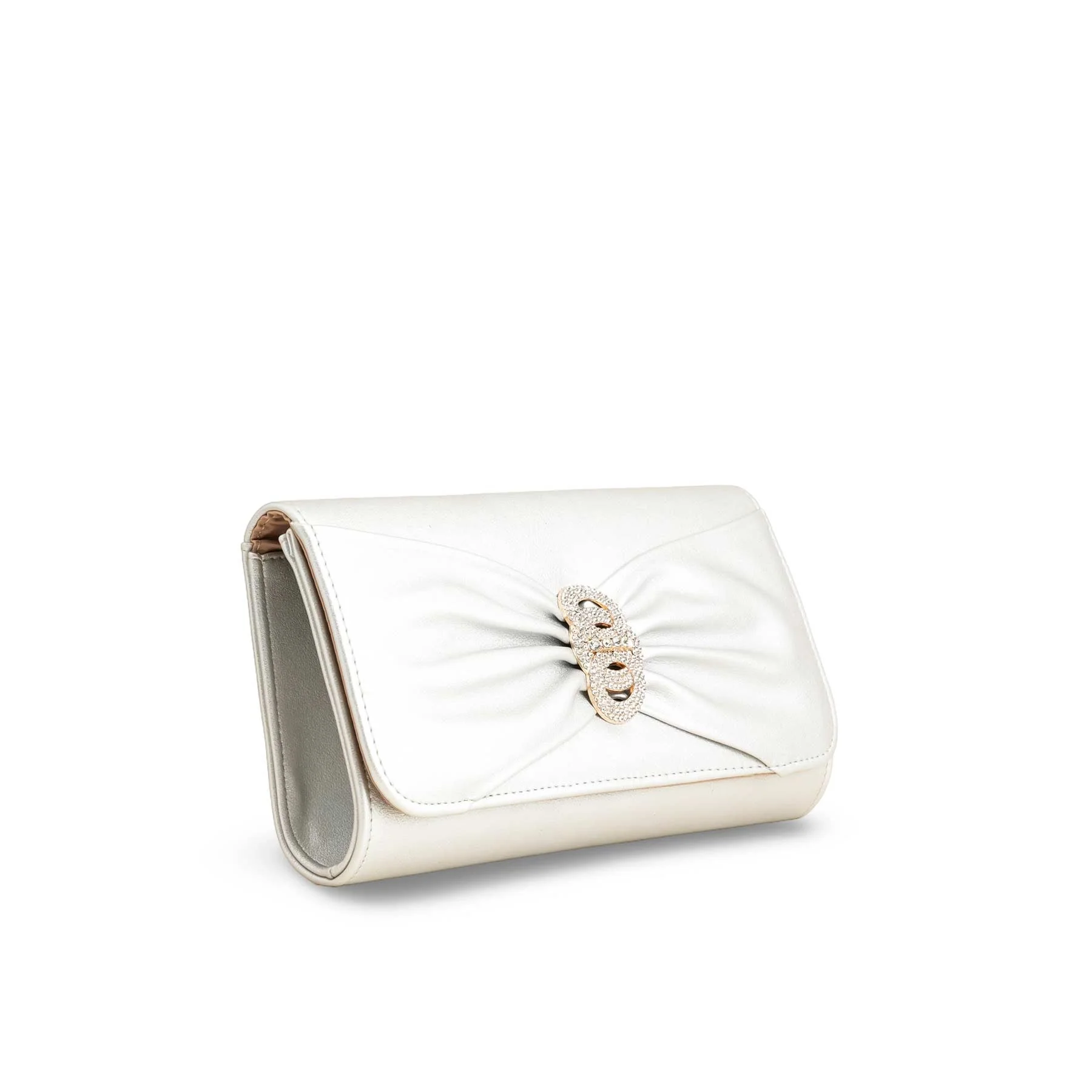 Silver Formal Clutch P24218 - Image 2