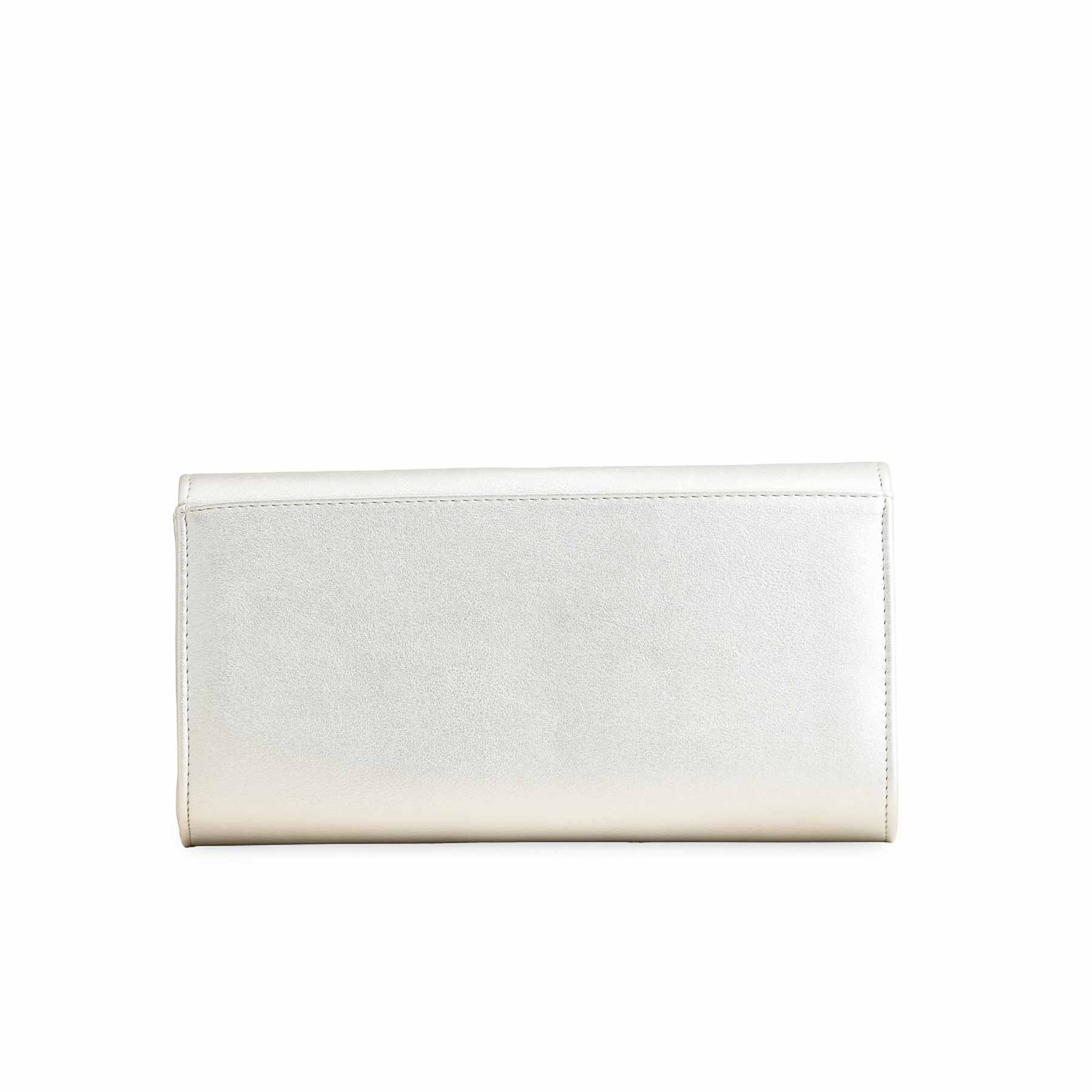 Silver Formal Clutch P24218 - Image 3