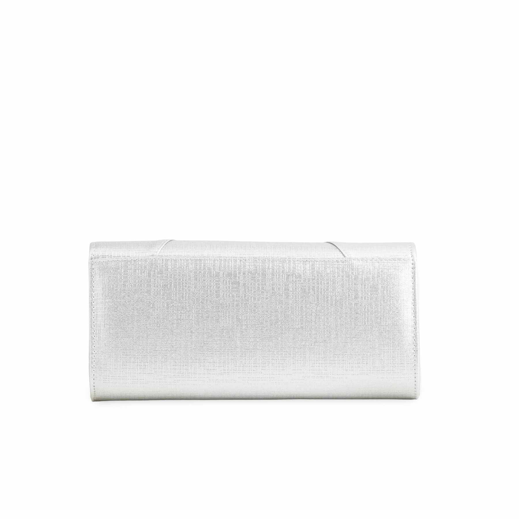 Silver Formal Clutch P24220 - Image 4