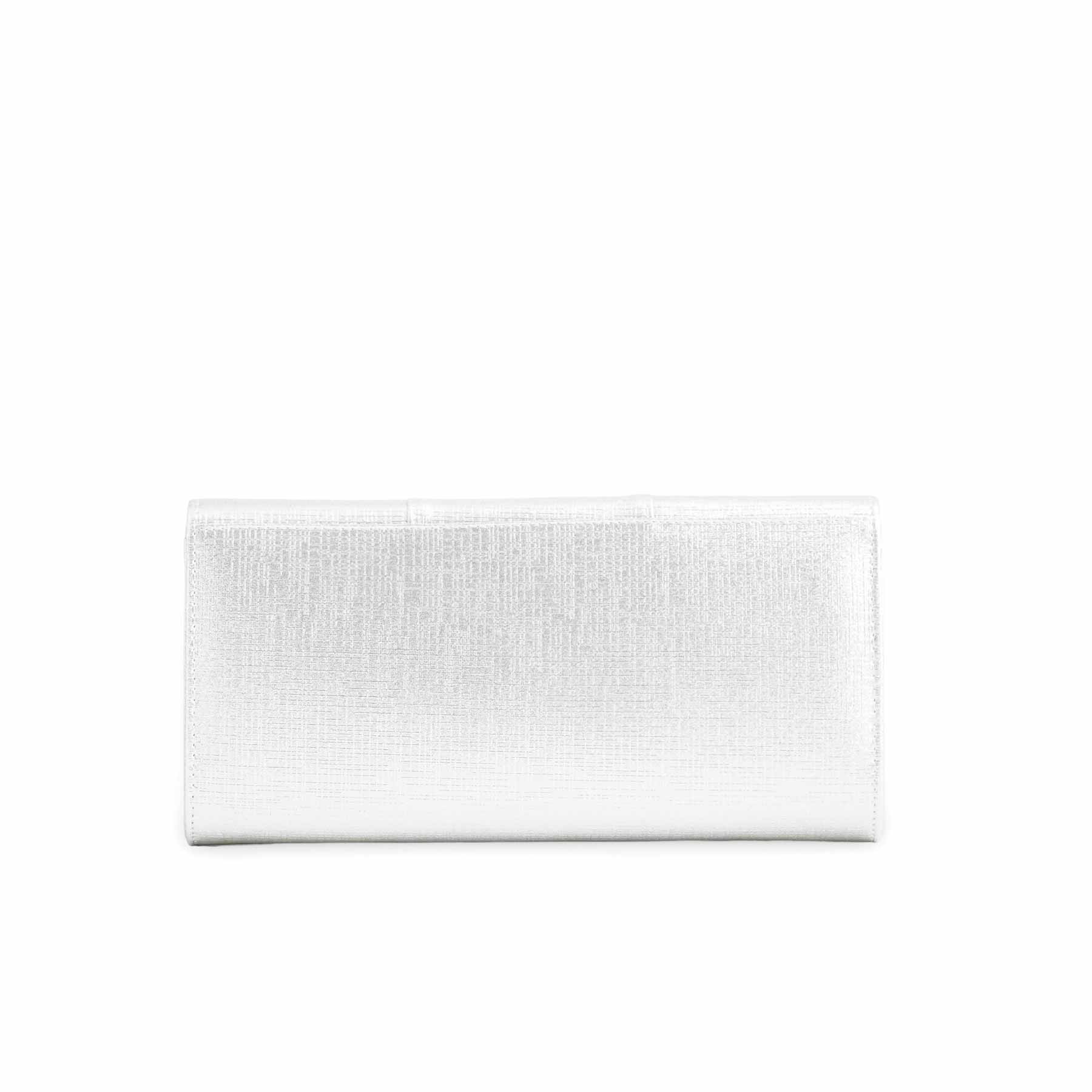 Silver Formal Clutch P24222 - Image 3
