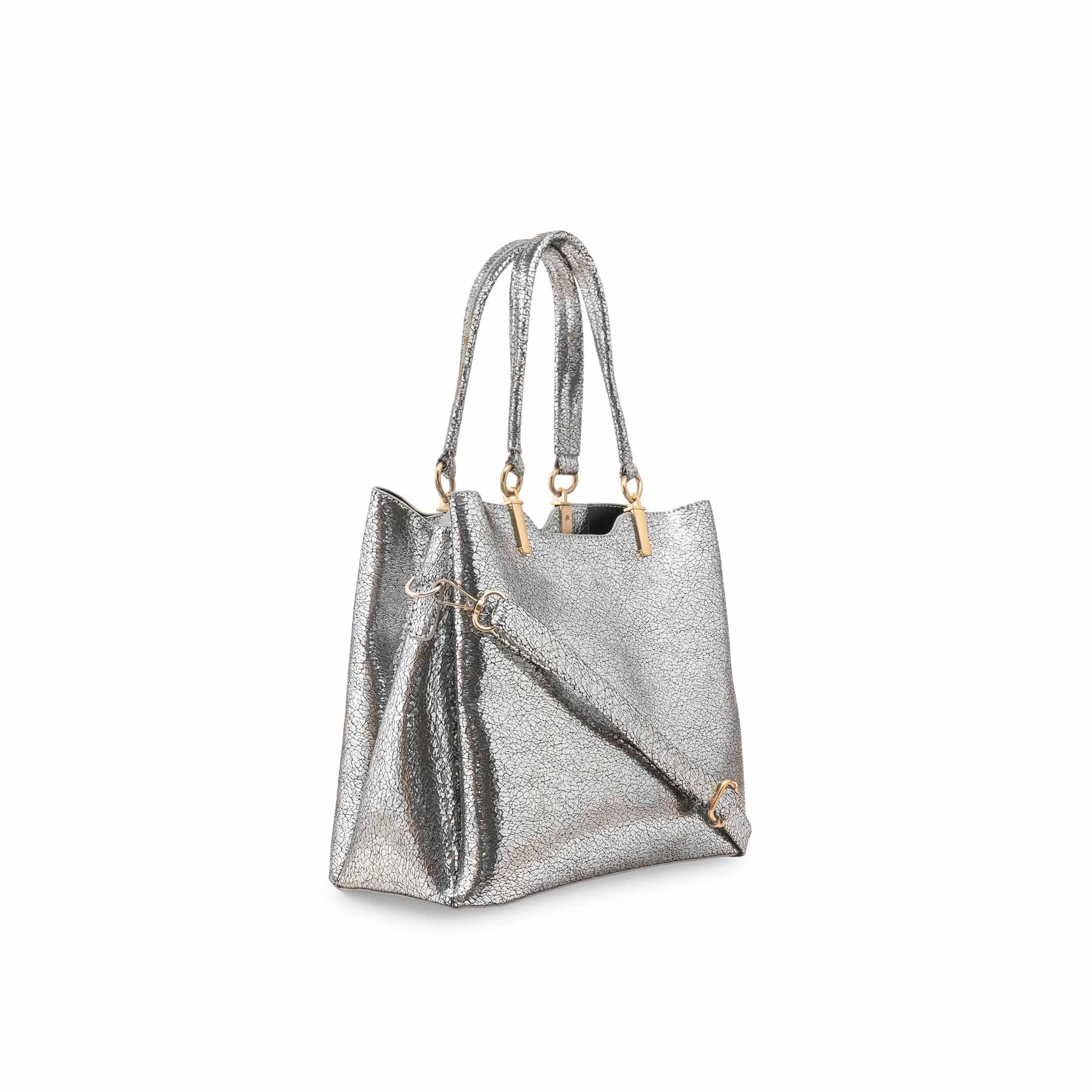 Silver Formal Hand Bag For Women P55845 - Image 3