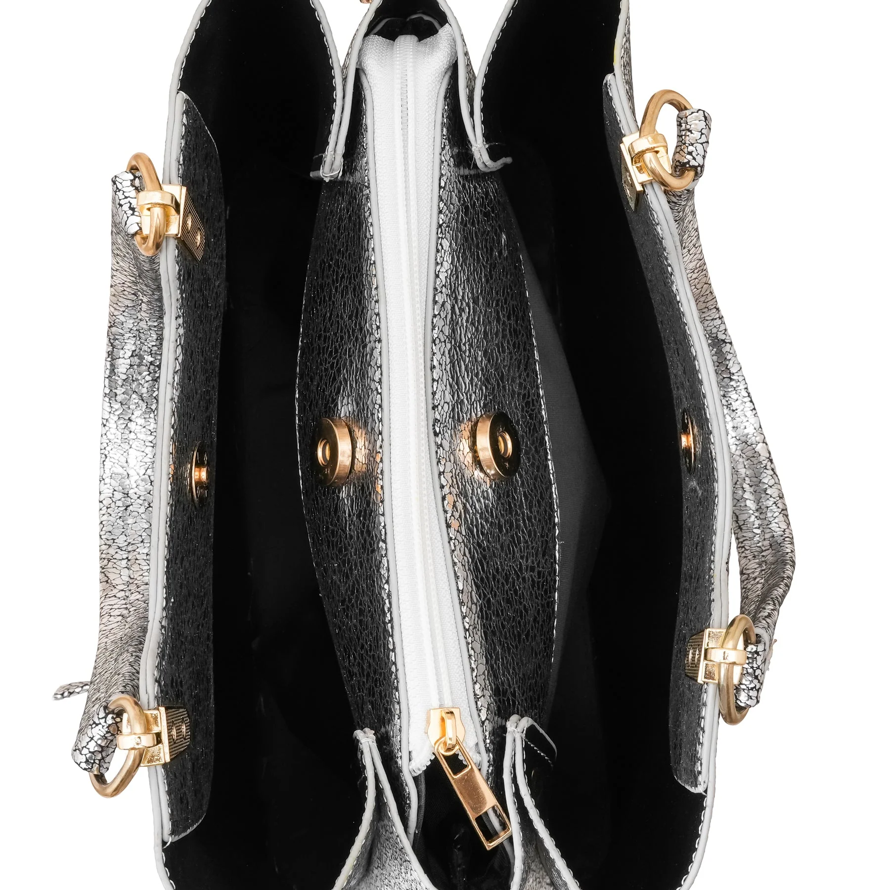 Silver Formal Hand Bag For Women P55845 - Image 5