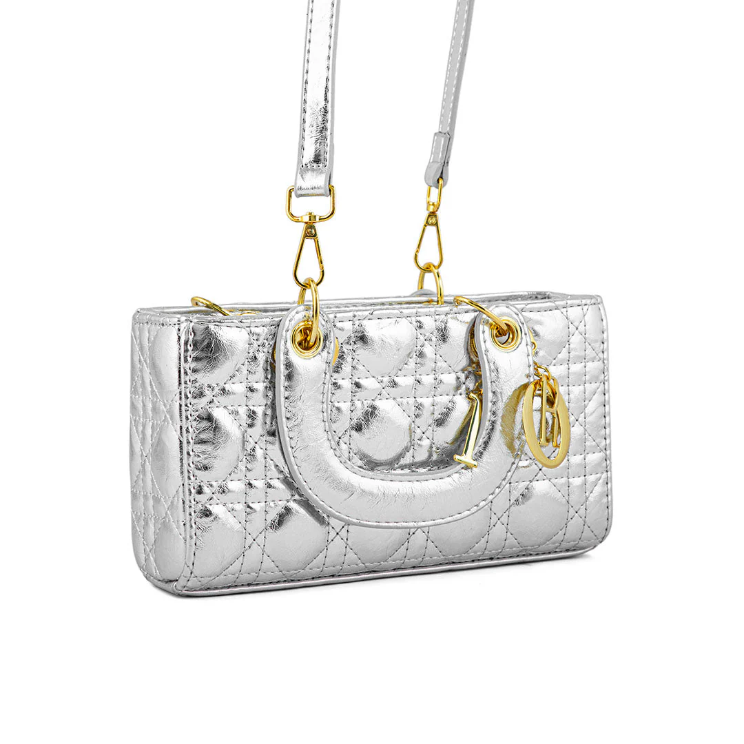 Silver Formal Hand Bag P24130 - Image 3
