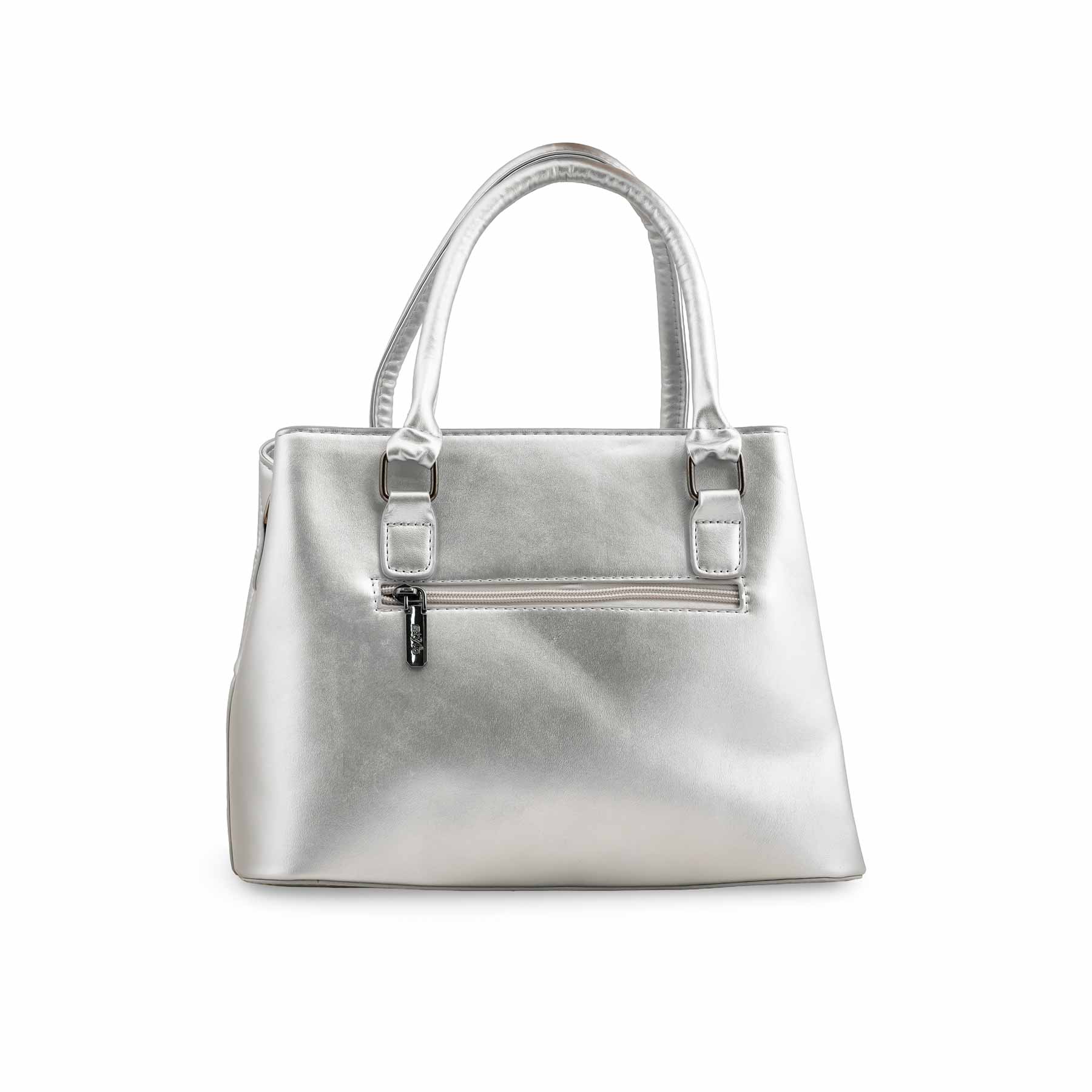 Silver Formal Hand Bag P36245 - Image 4