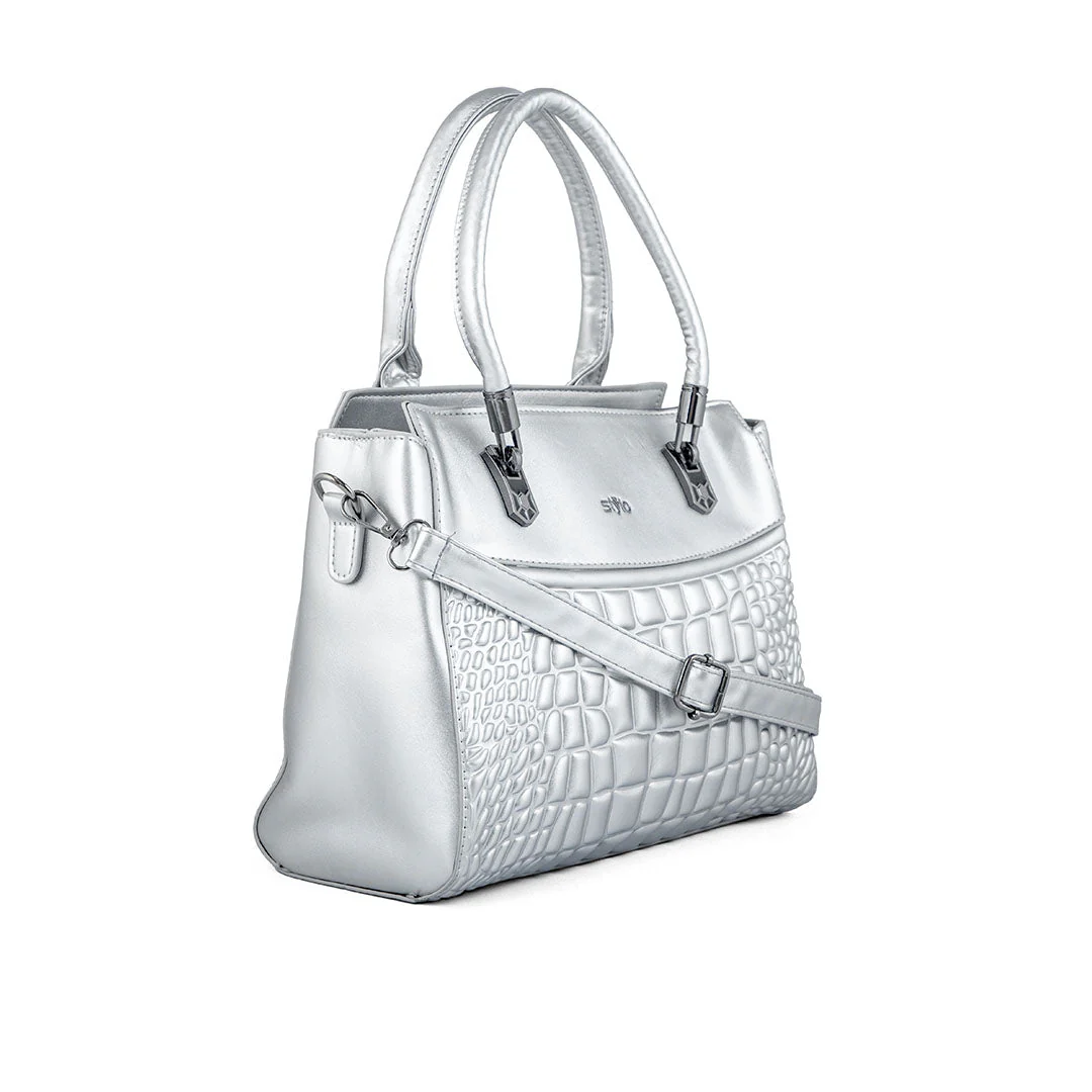 Silver Formal Hand Bag P36248 - Image 2