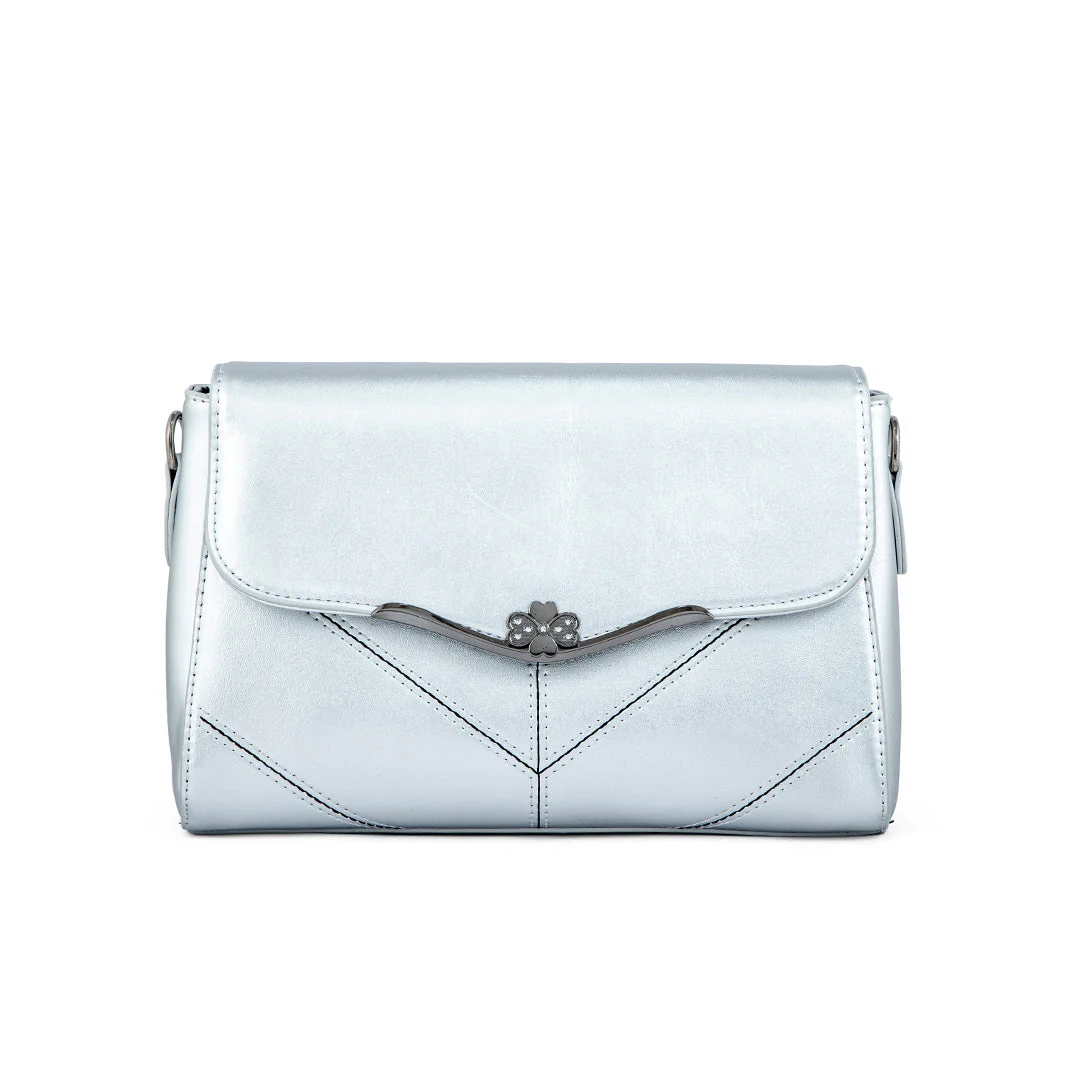 Silver Formal Hand Bag P36252 - Image 2
