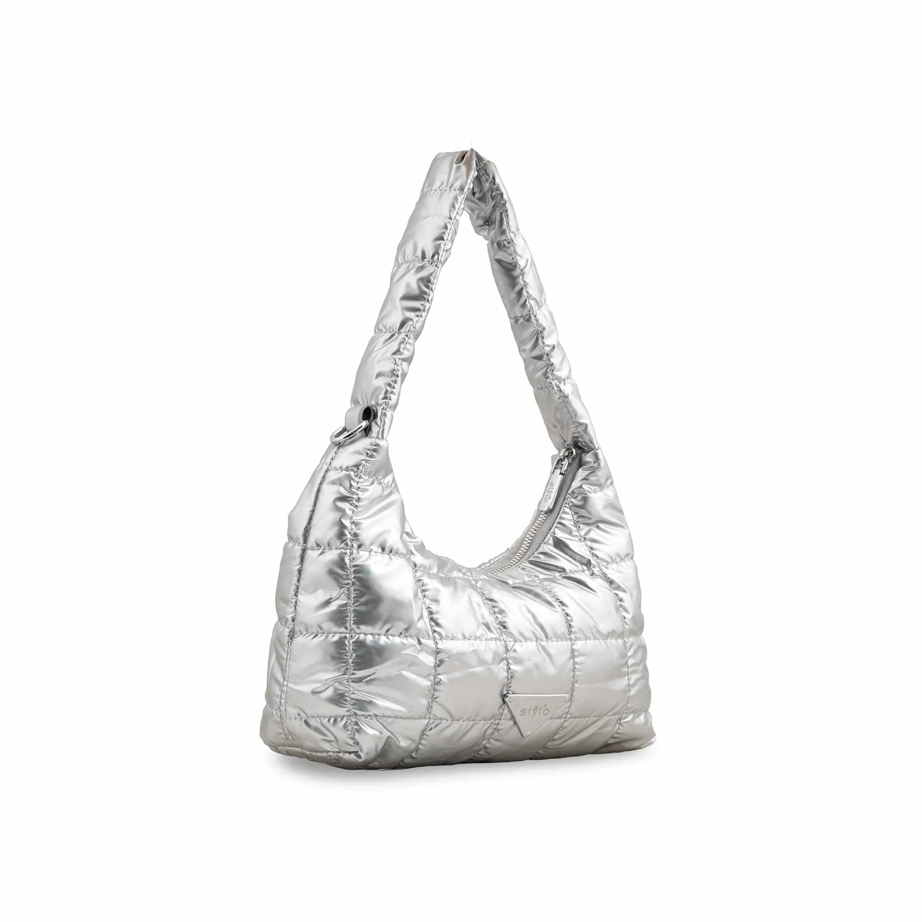 Silver Formal Shoulder Bag P36319 - Image 3