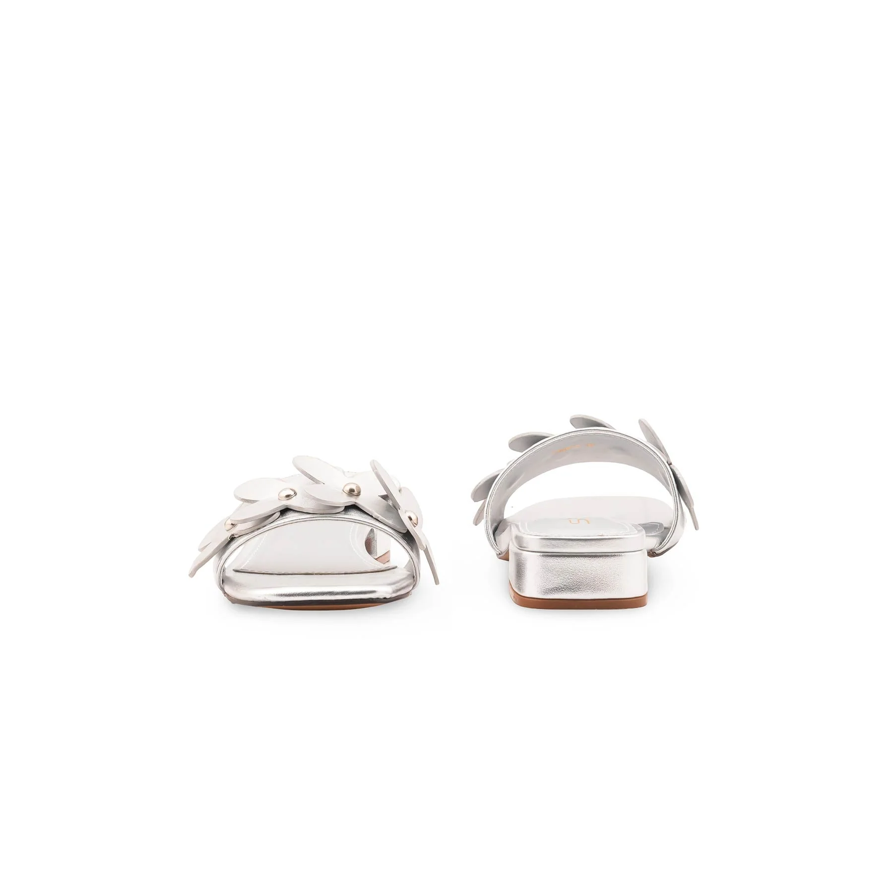 Silver Formal Slipper For Ladies FR8450 - Image 4