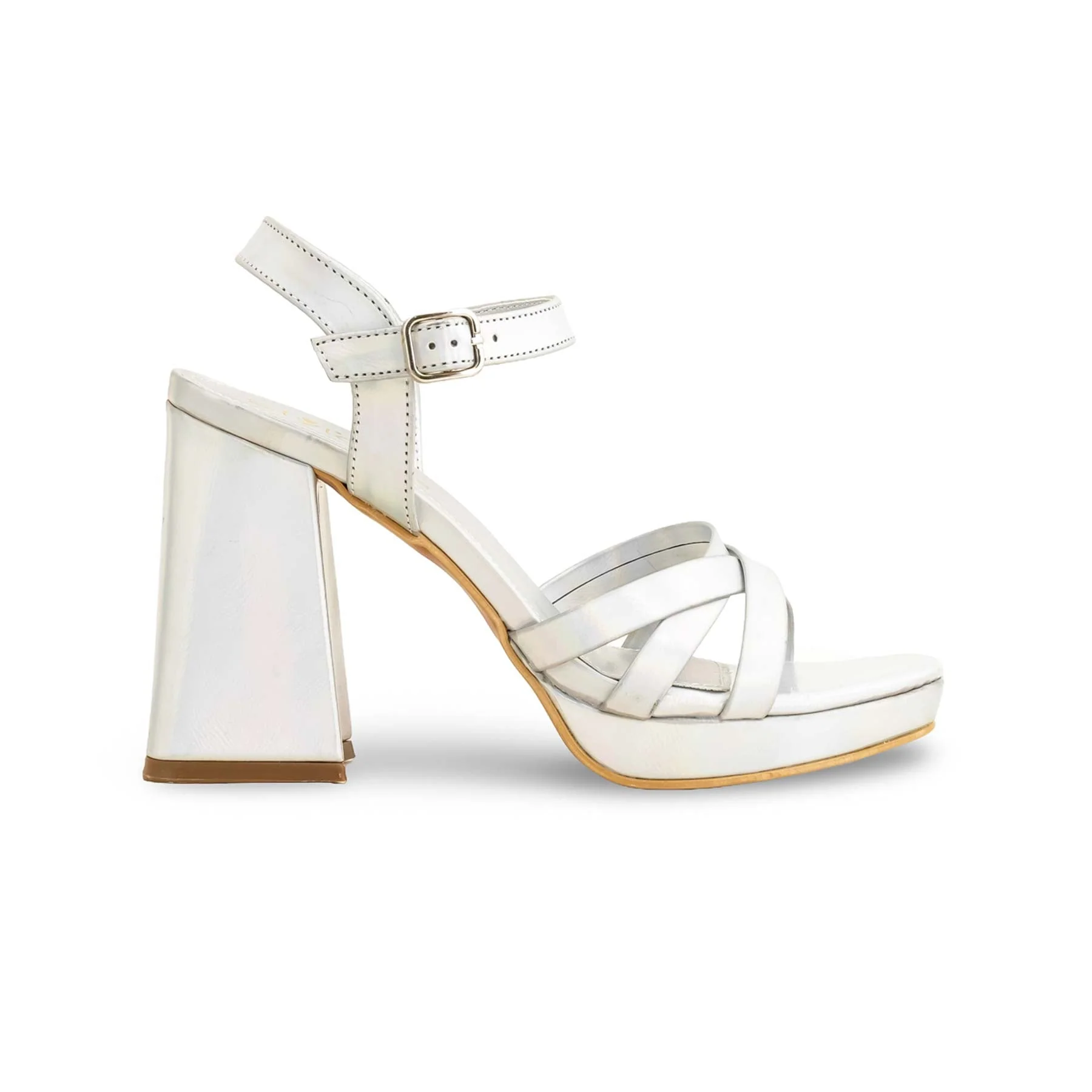 Silver Formal Women Sandal FR5415 - Image 2
