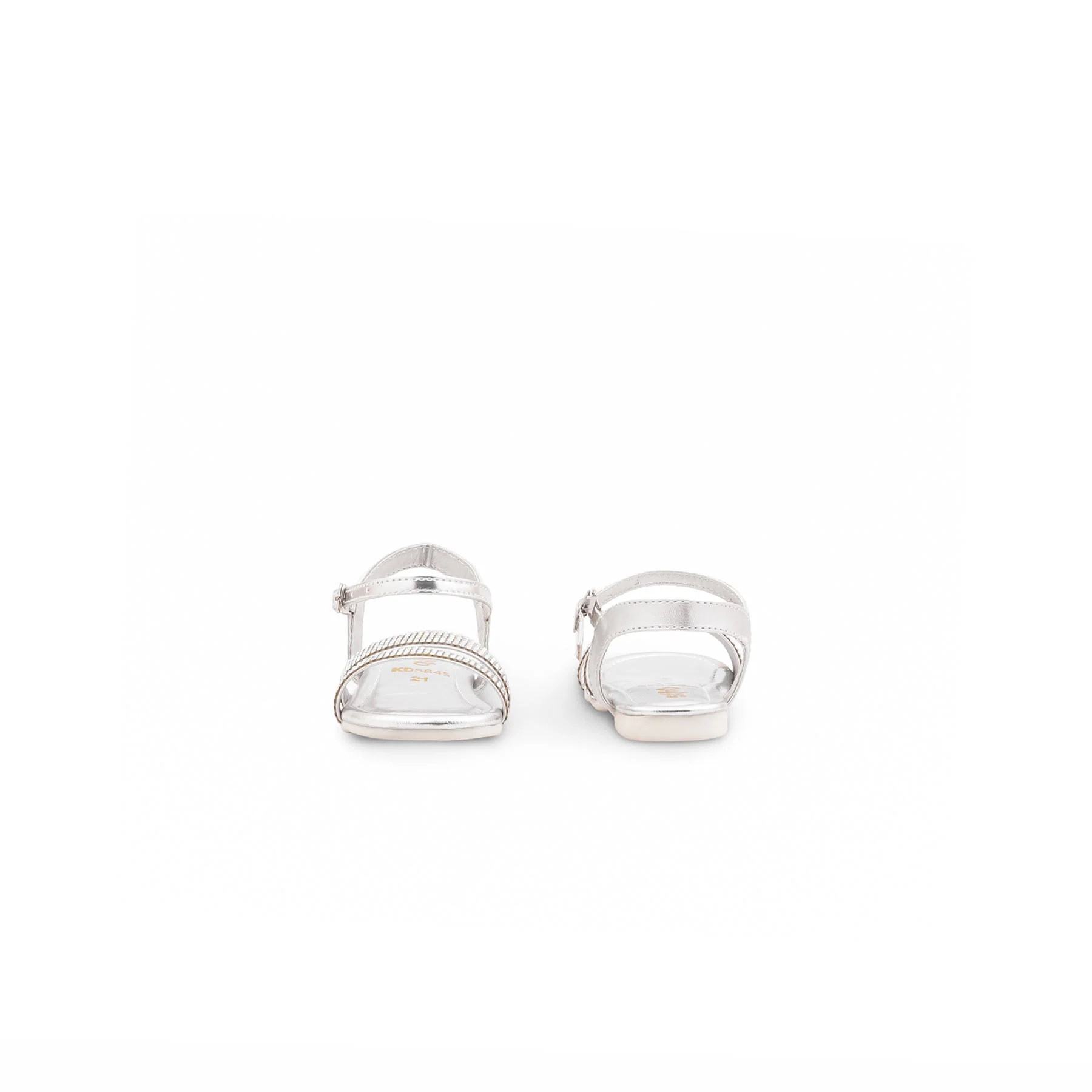 Silver Girls Fancy Sandal KD5845 - Image 4