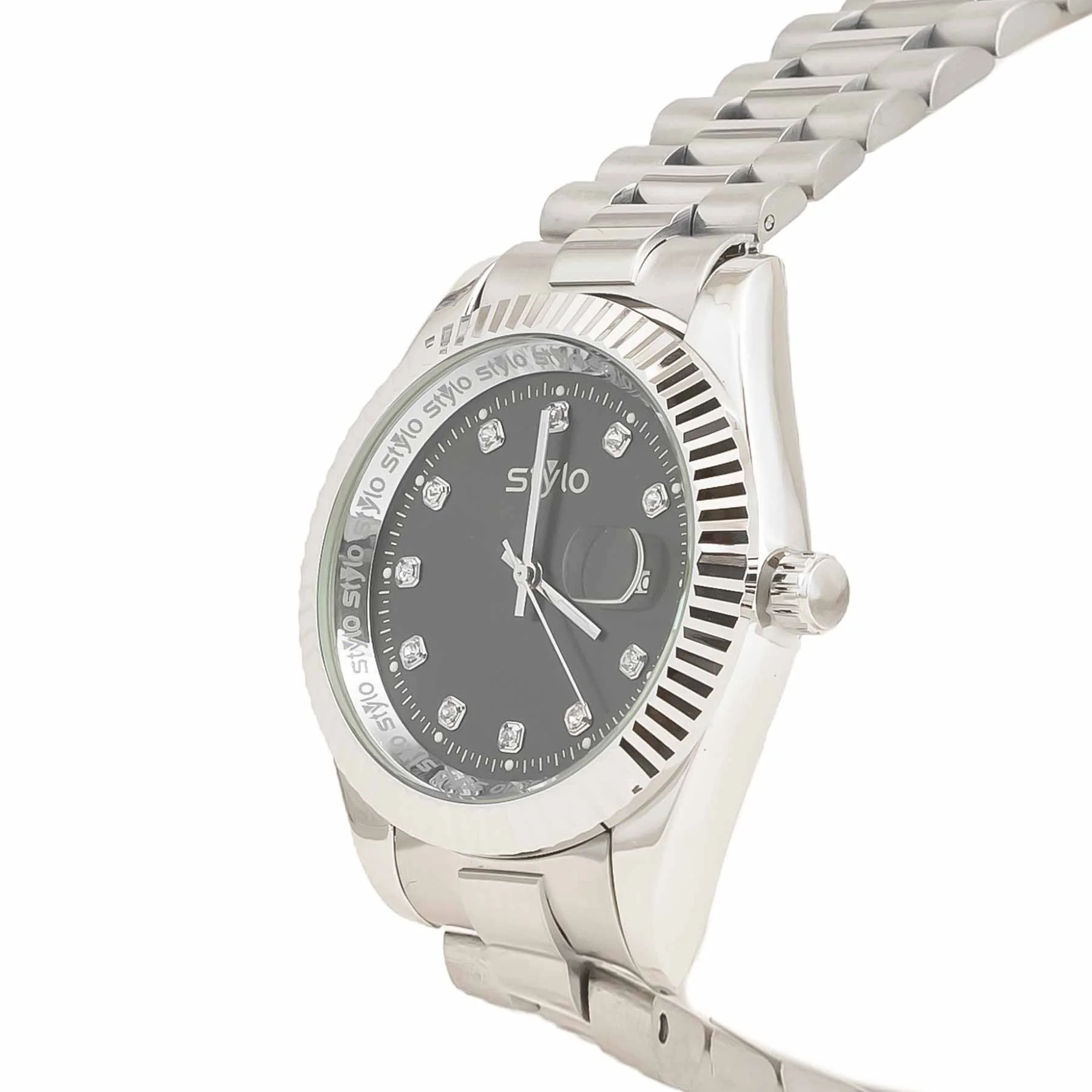 SILVER GENTS WATCH J33917 - Image 3