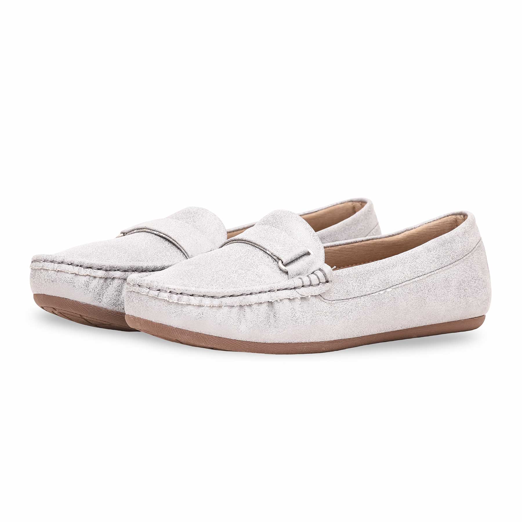 Women's Silver Moccasin WN4406 - Image 3