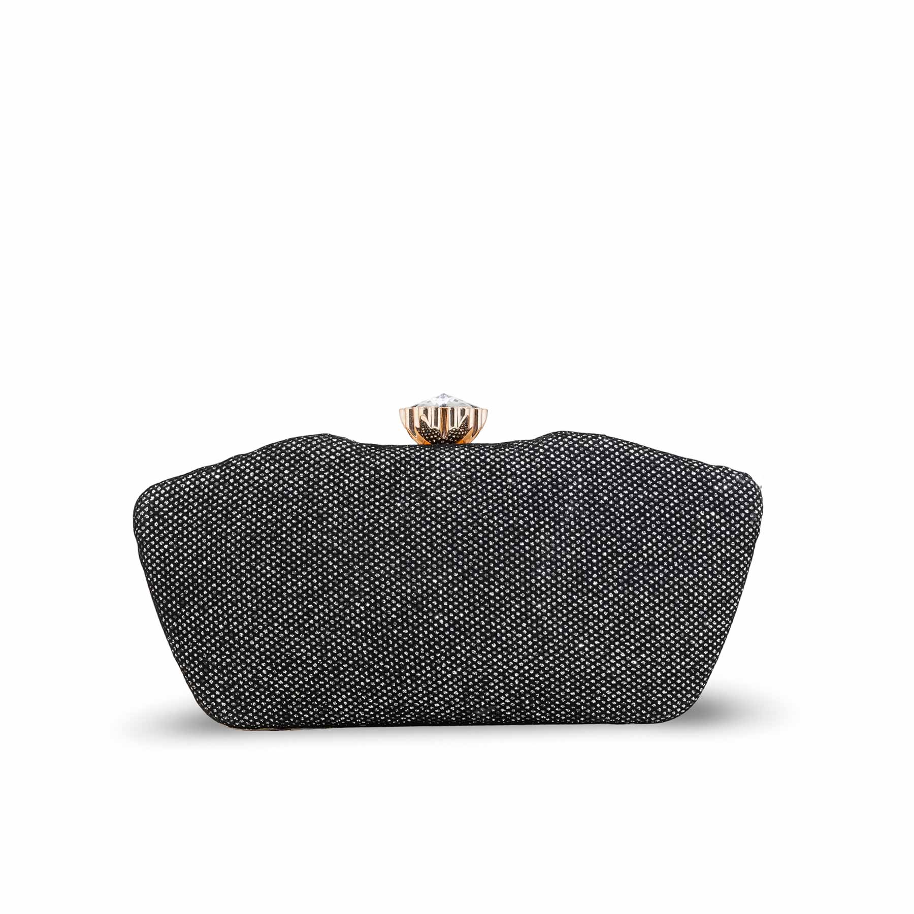 Silver Women Fancy Clutch P15710 - Image 4