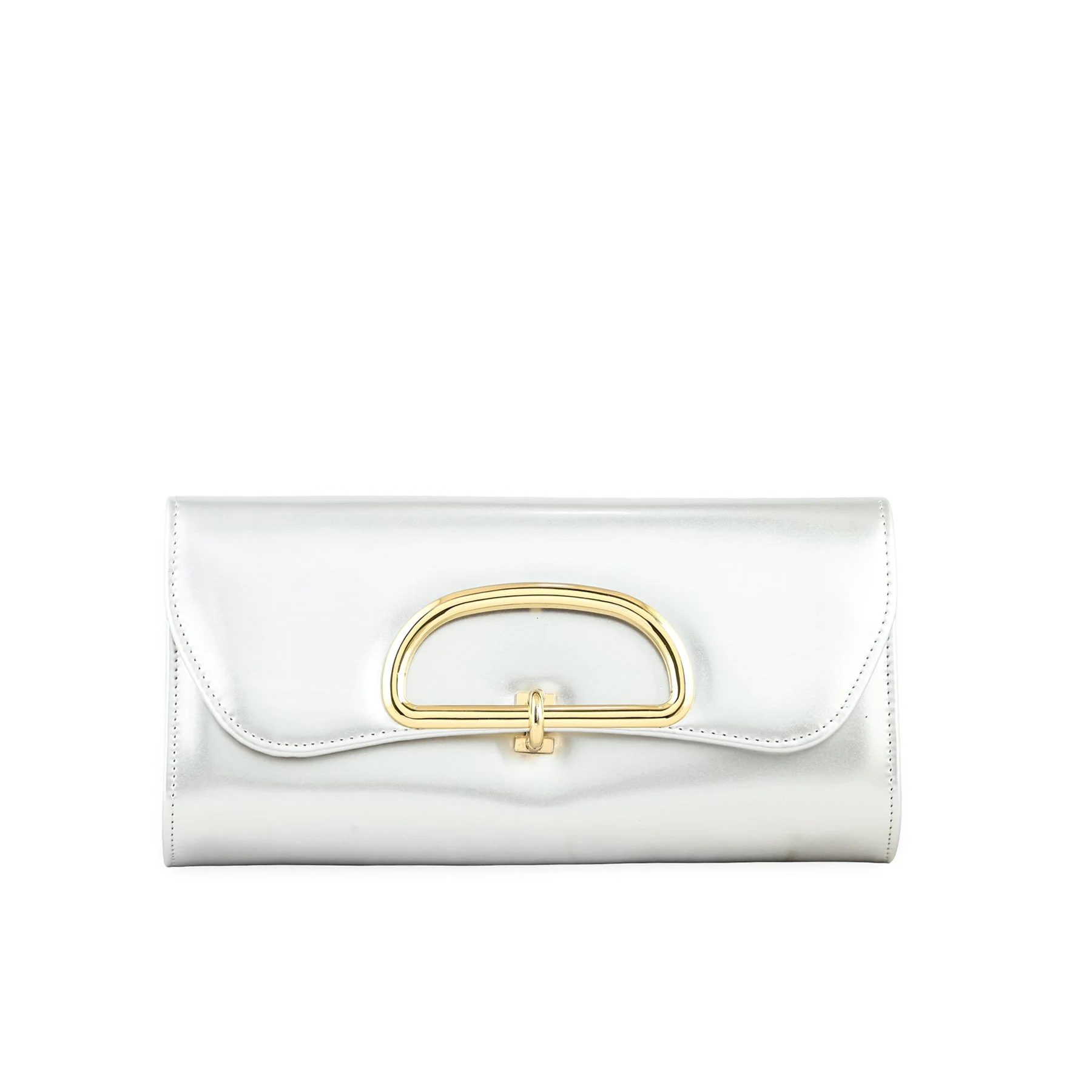 Silver Women Formal Clutch P24214 - Image 2