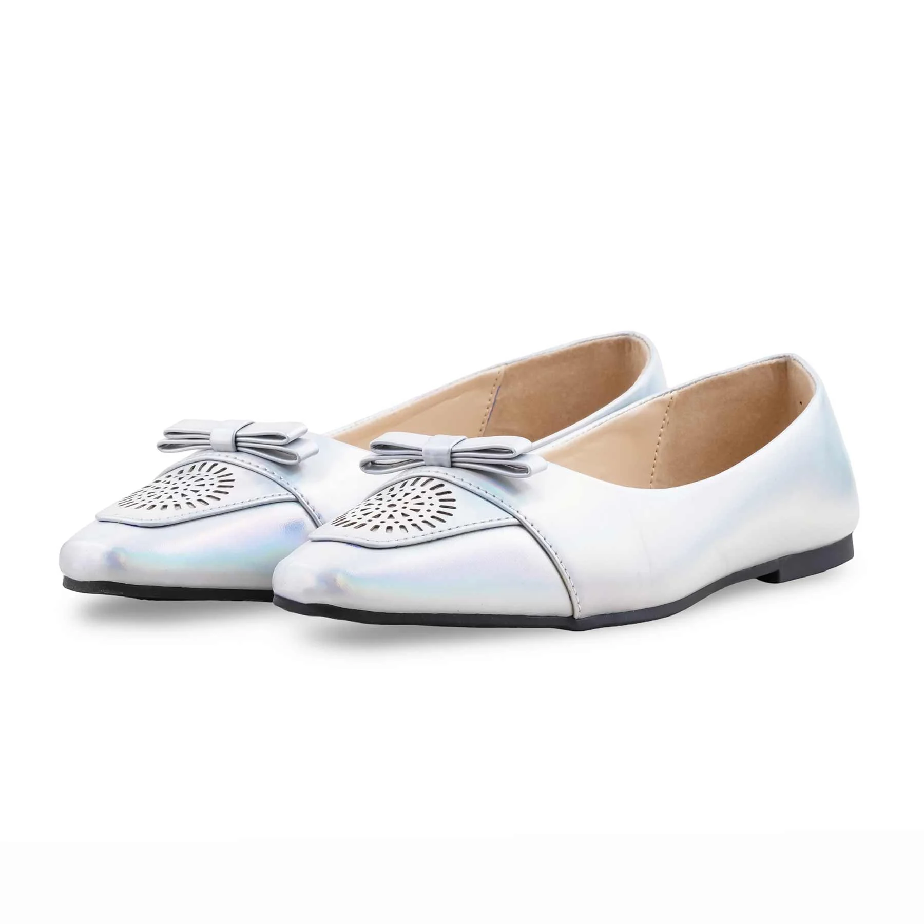 Silver Women Pumps WN1256 - Image 3