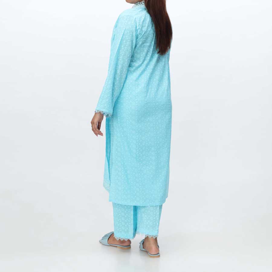 2PC- Embroidered Chikankari Suit PS4075 - Image 3