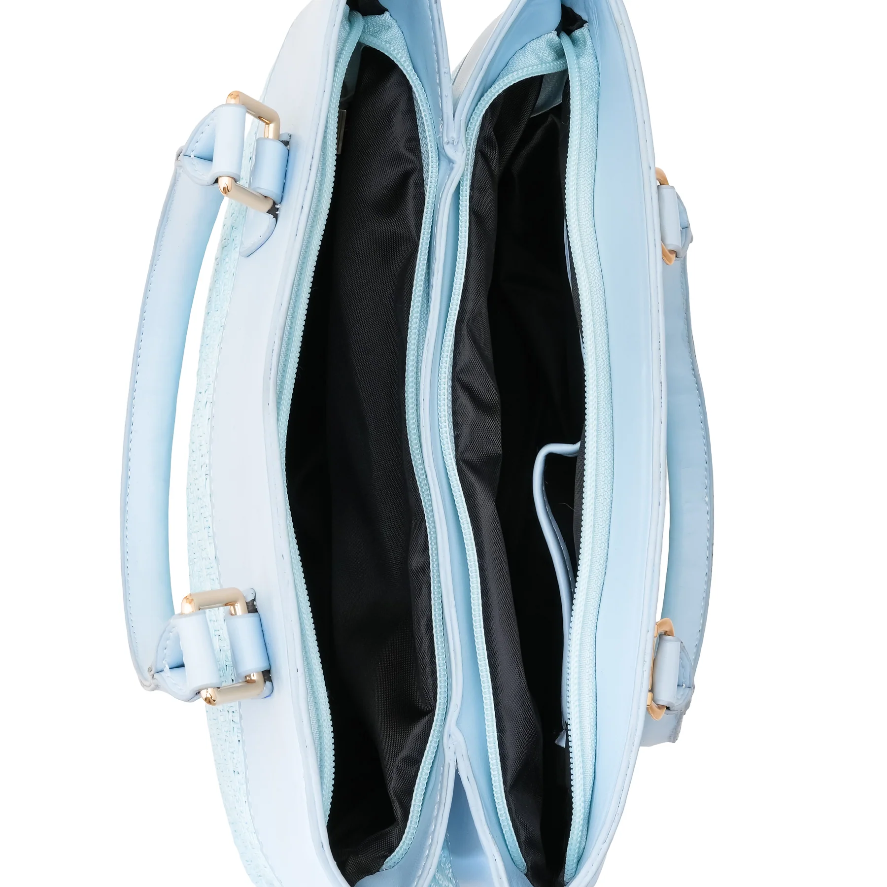 Sky Blue Casual Shoulder Bag For Women P55854 - Image 5