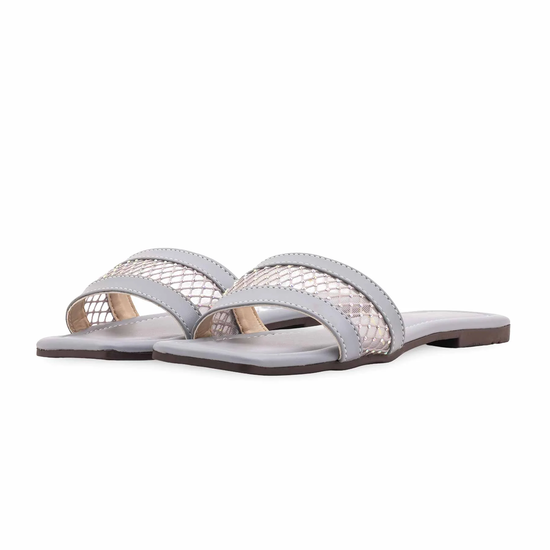 Sky Blue Casual Slipper For Ladies CL2180 - Image 3