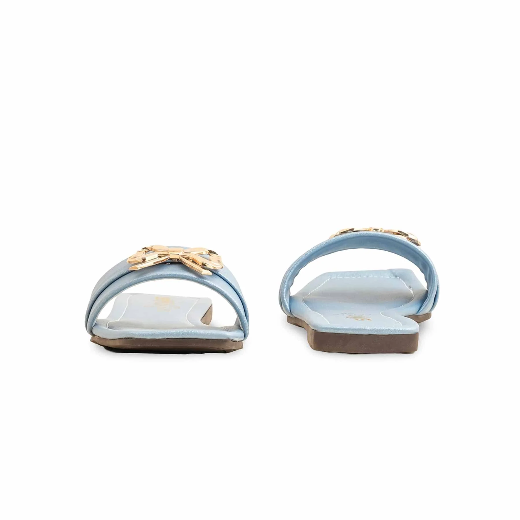 Sky Blue Casual Slipper For Women CL1970 - Image 4