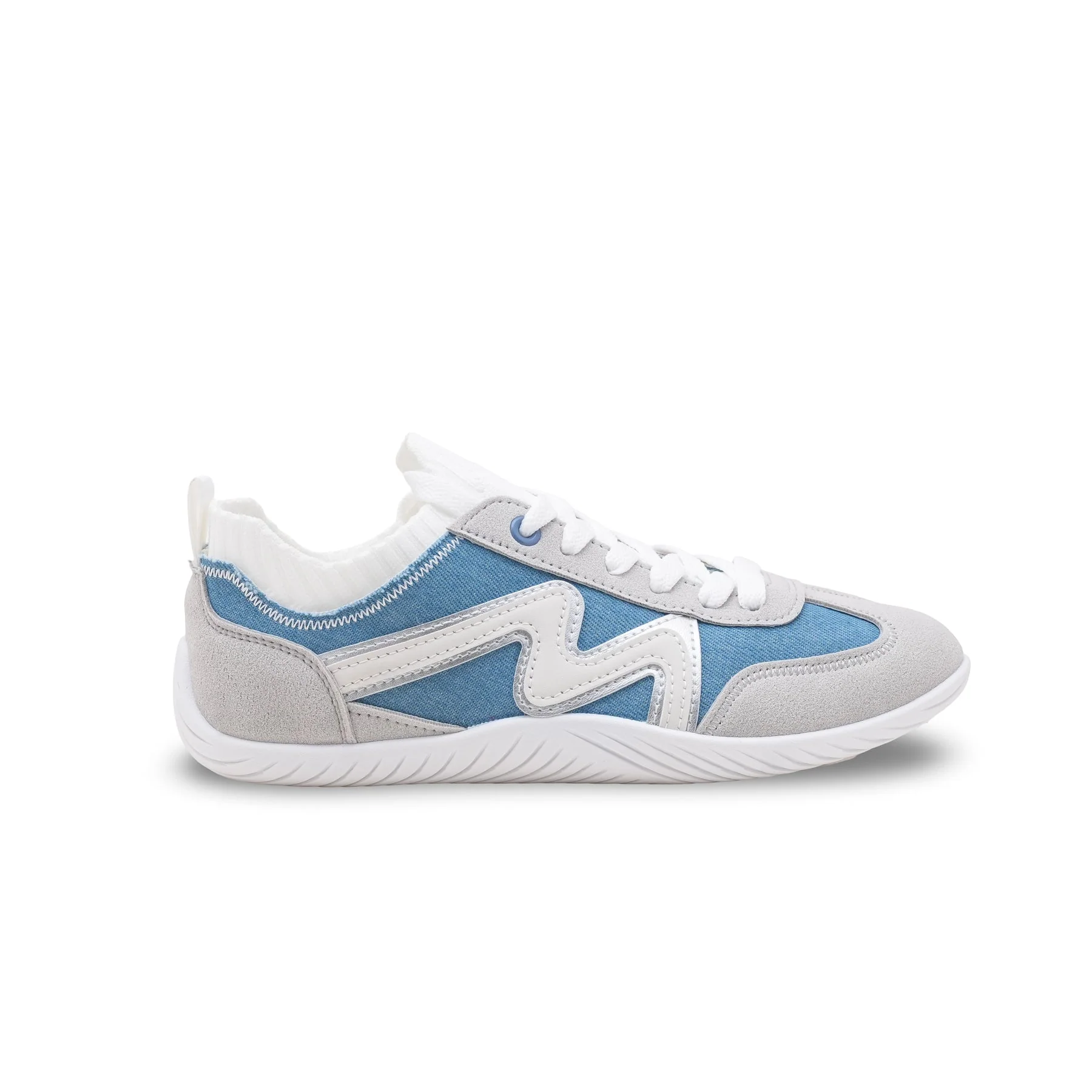 Sky Blue Casual Sneaker For Ladies AT7459 - Image 2