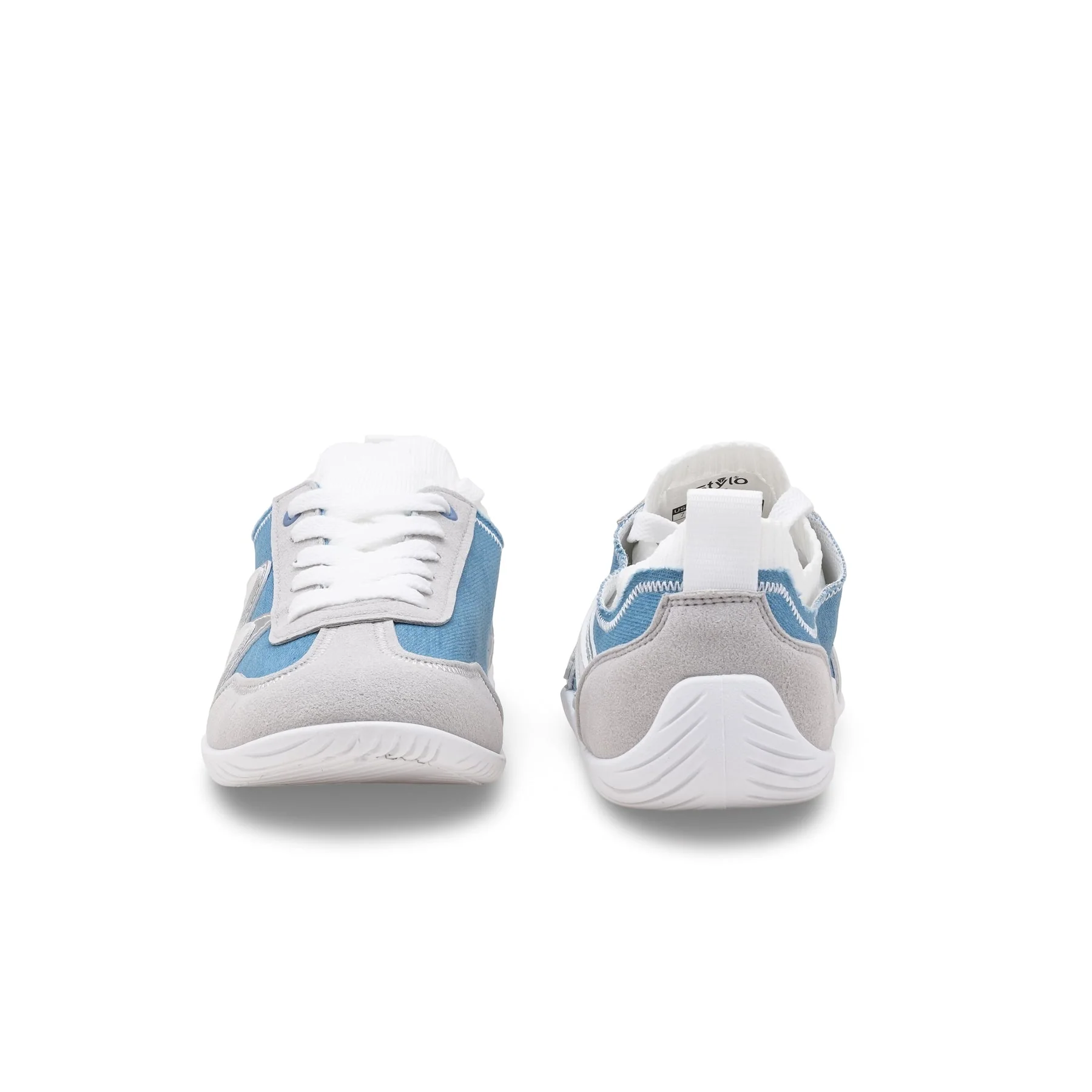 Sky Blue Casual Sneaker For Ladies AT7459 - Image 4