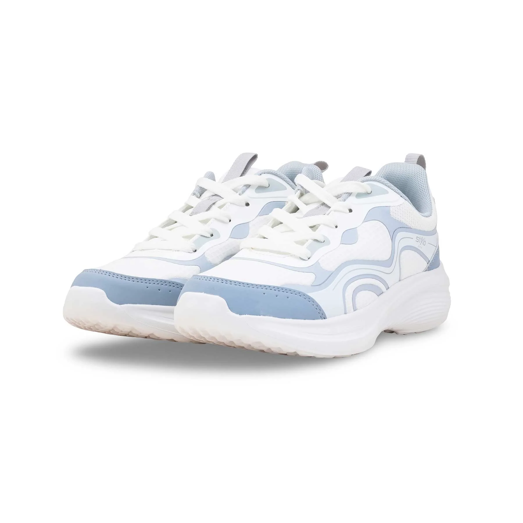 Sky Blue Casual Sneaker For Ladies AT7470 - Image 3